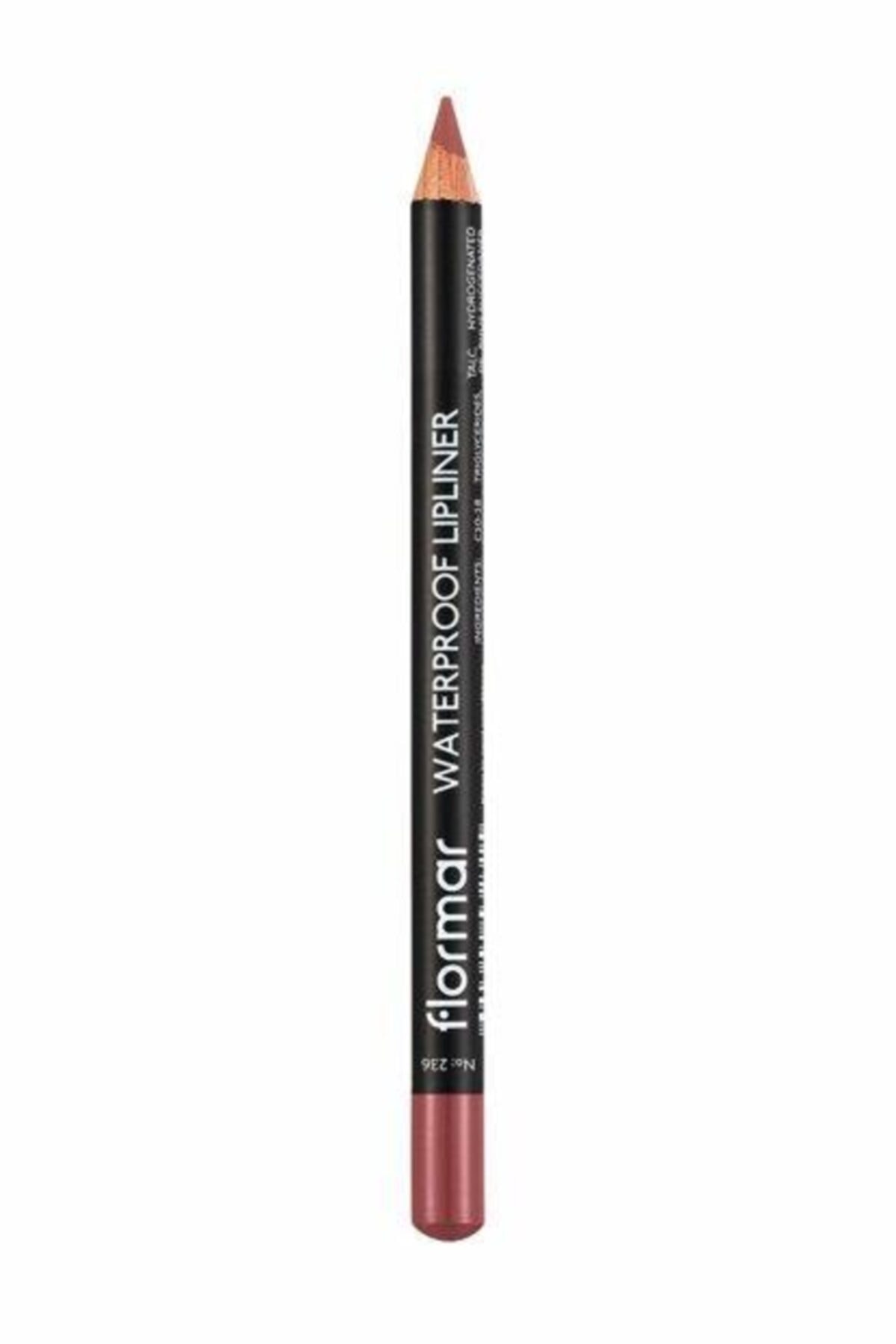 Flormar Suya Dayanıklı Dudak Kalemi - Waterproof Lipliner 236 Nut Cookie 8690604567492 Kateg