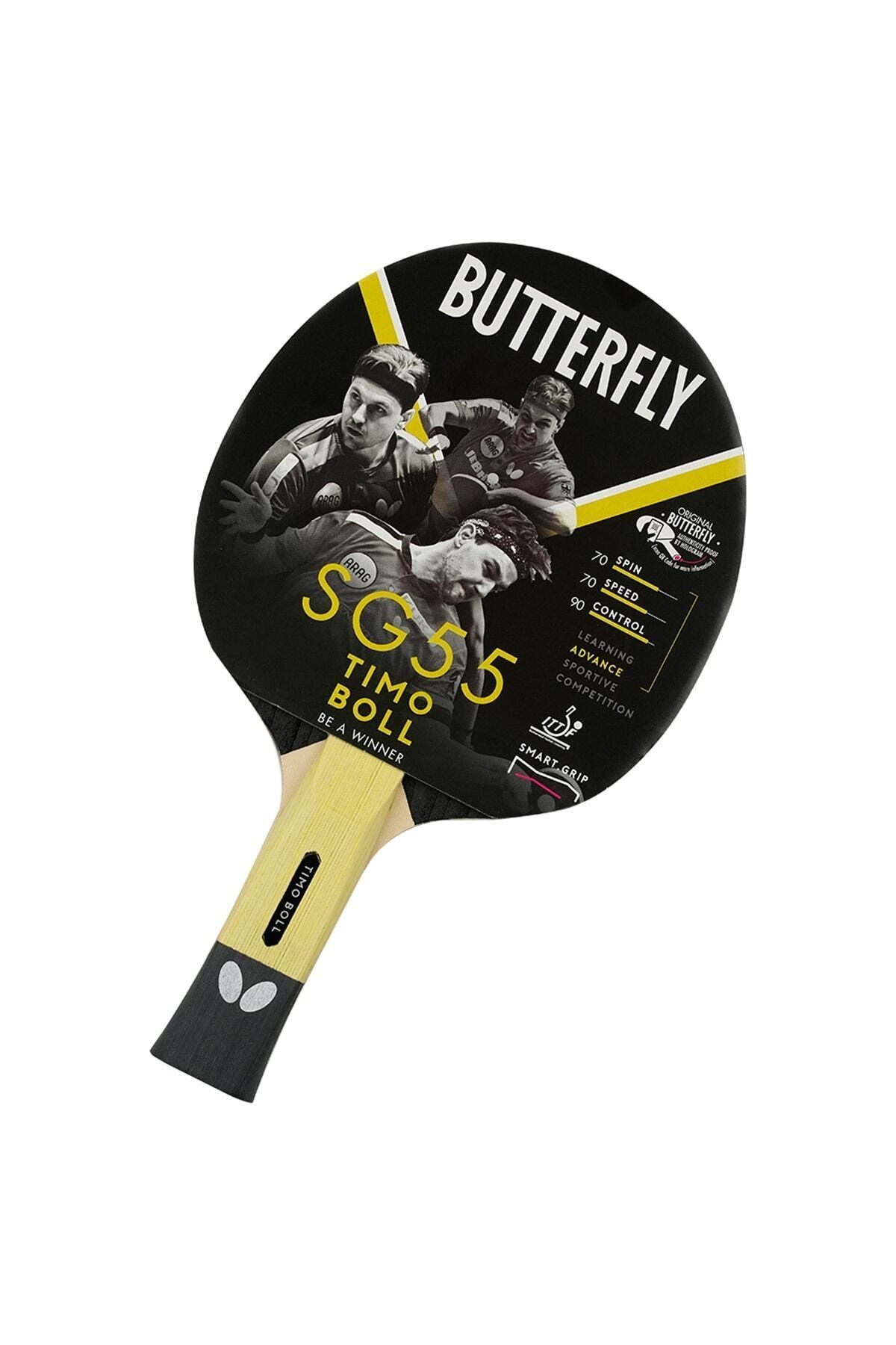 BUTTERFLY 85022s Boll Smart Grip Sg55 Ittf Onaylı Masa Tenisi Raketi