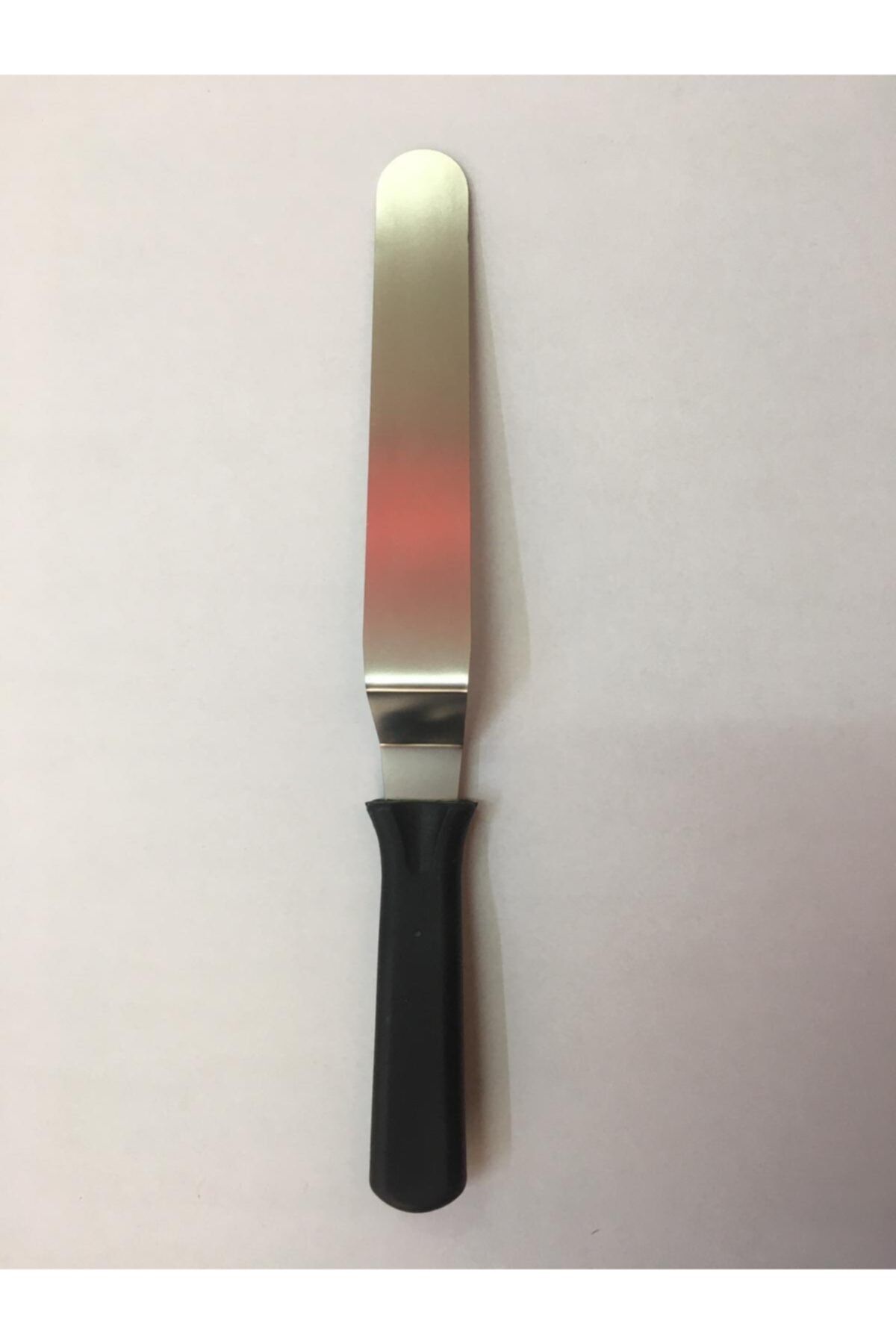 i G KALIP 25 Cm Paslanmaz Krom Oval Uçlu Eğik Palet Bıçağı