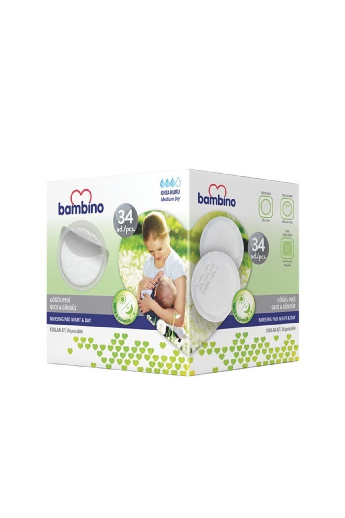 Bambino Göğüs Pedi 34 Adet