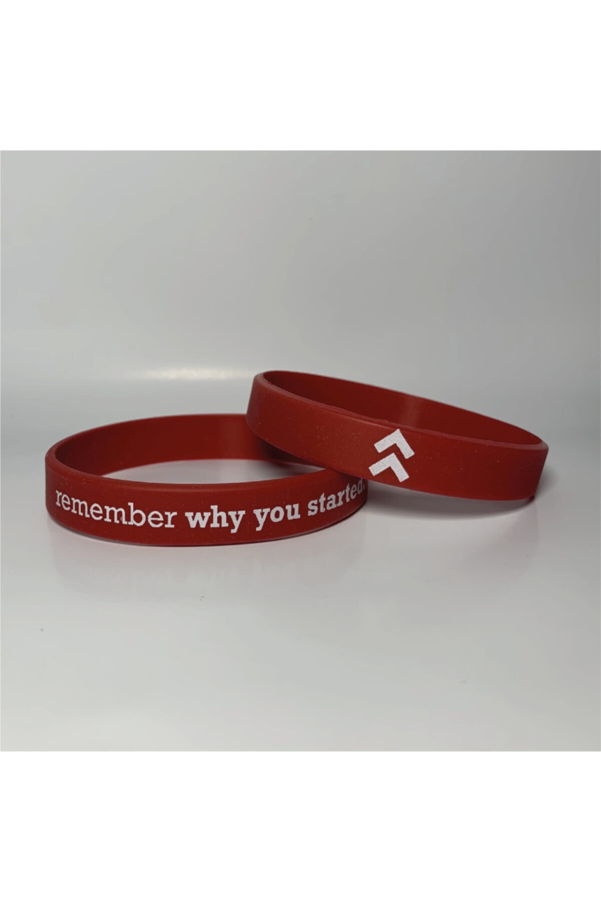 Rivalist Remember Why You Started. Spor Bileklik (KIRMIZI) - Fitness Basketbol Futbol Voleybol Spor Bileklik