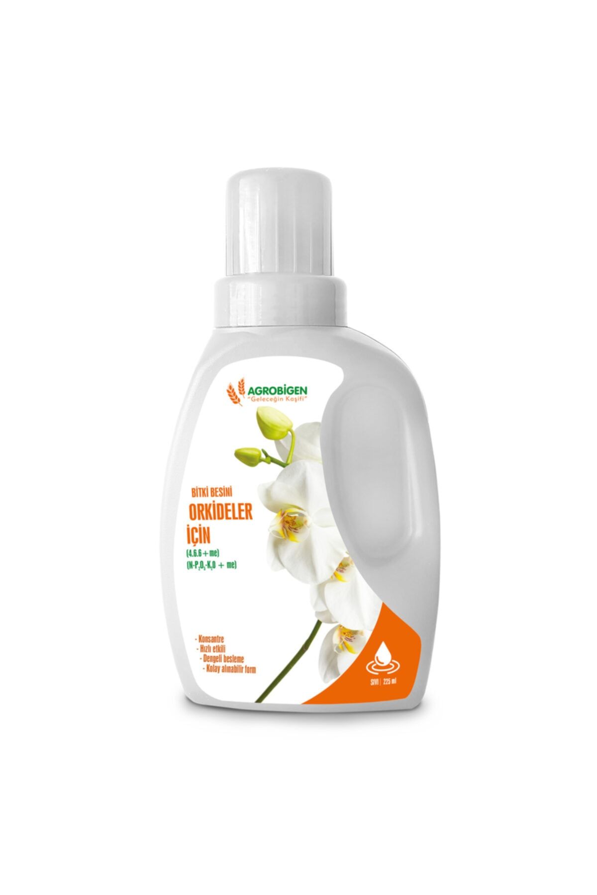 AGROBİGEN Orkideler Için Bitki Besini (4.6.6+me) 225 Gr Adet