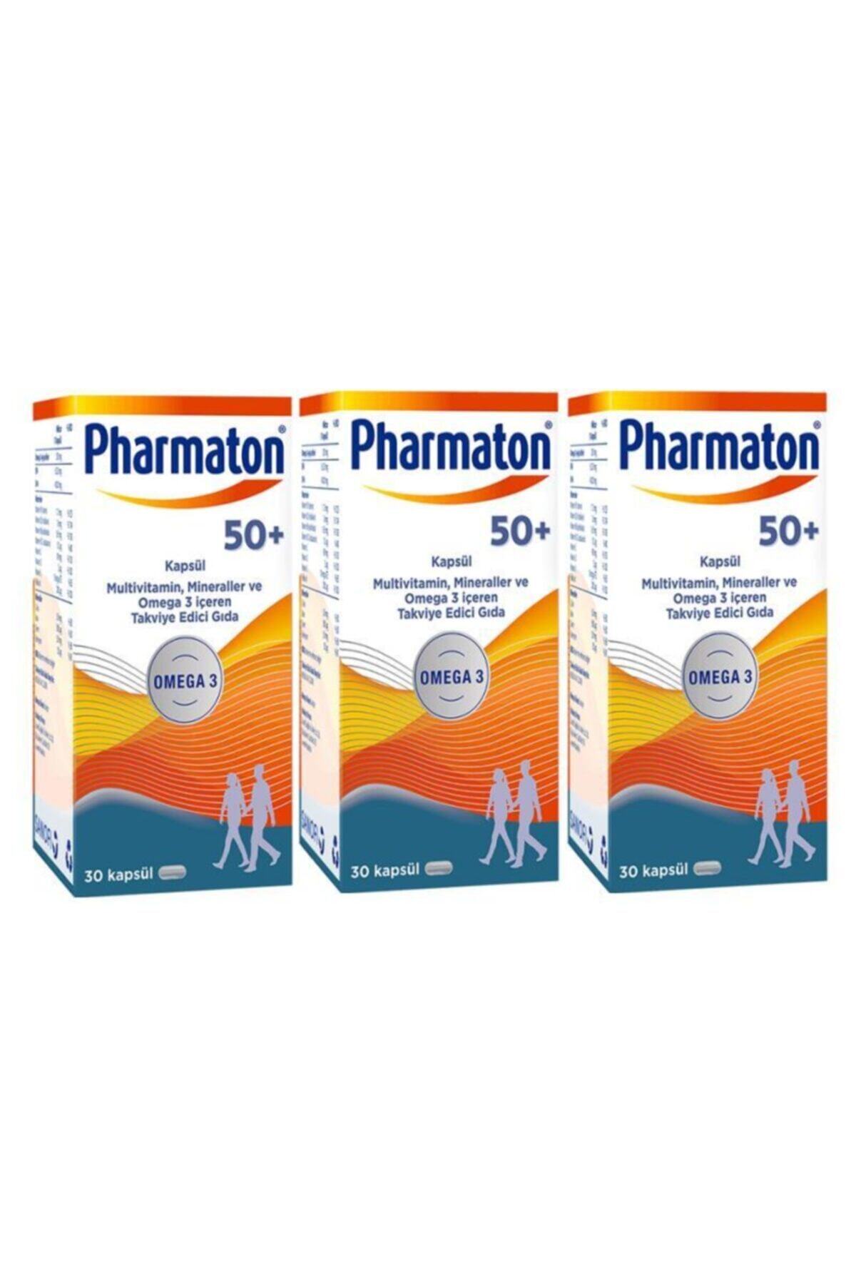 Pharmaton 50 Plus 30 Kapsül X 3 Adet