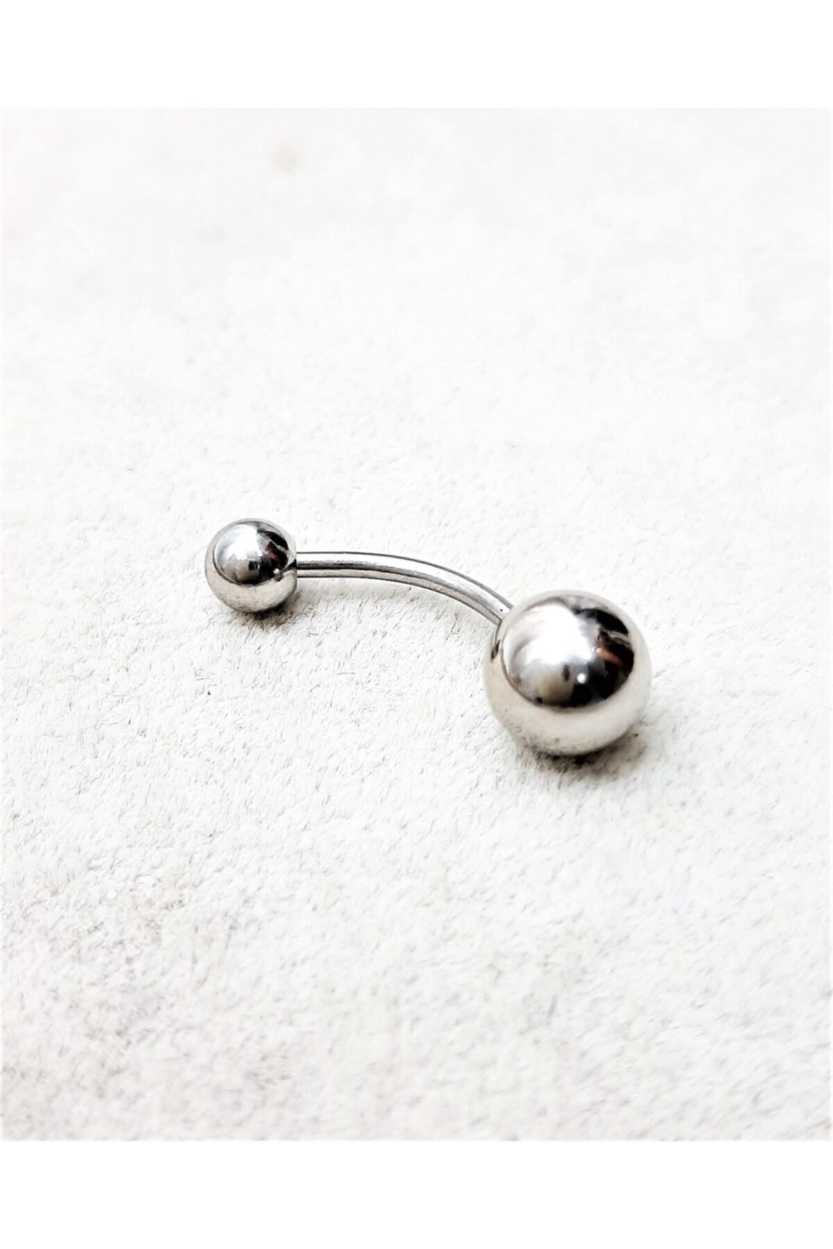 TÜKKAN ACCESSORİES 316l Cerrahi Çelik Metal Top Çift Taraf Topu Çıkabilen Göbek Piercing