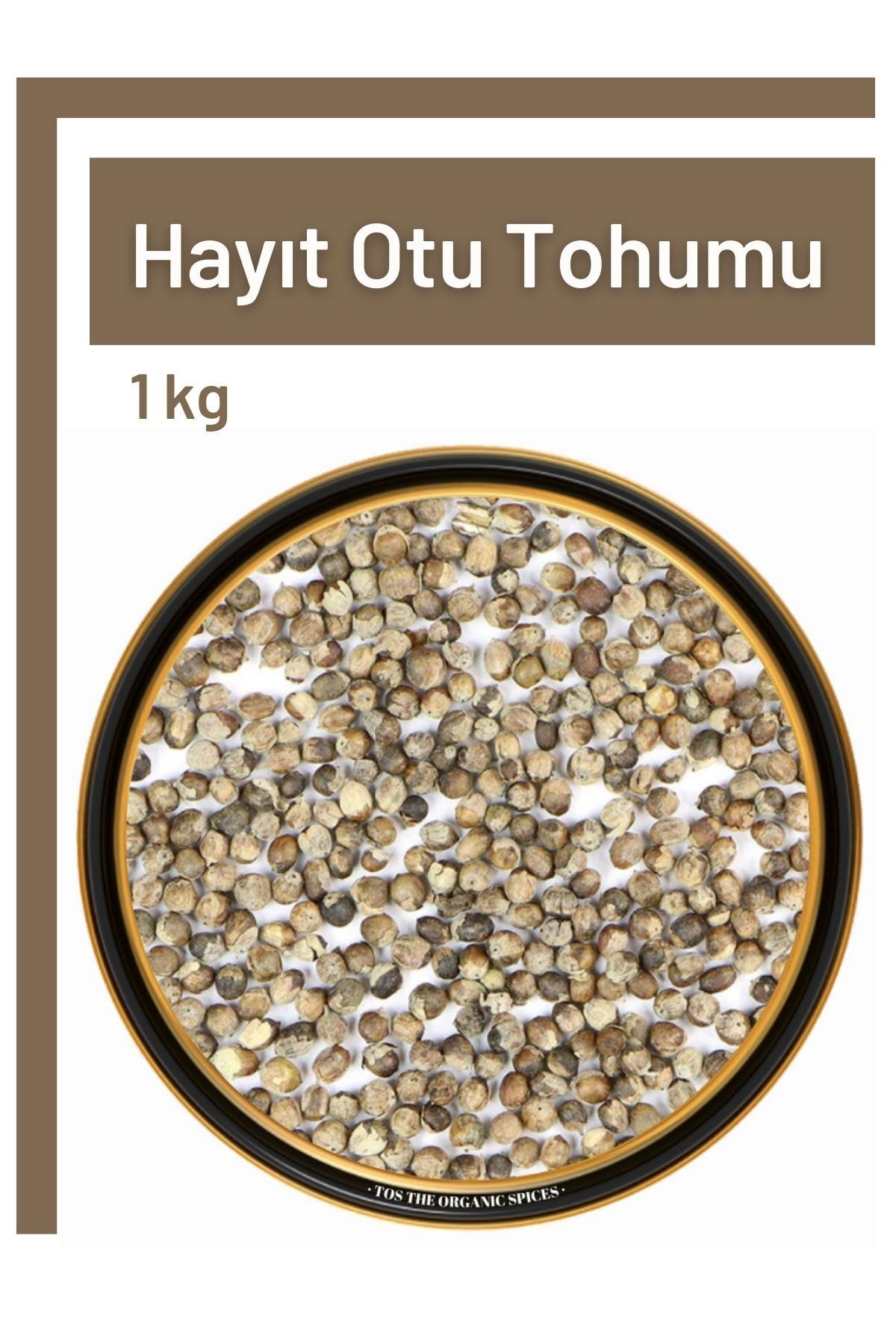 TOS The Organic Spices Hayıt Otu Tohumu 1 Kg (1. KALİTE) Vitex Agnus-castus