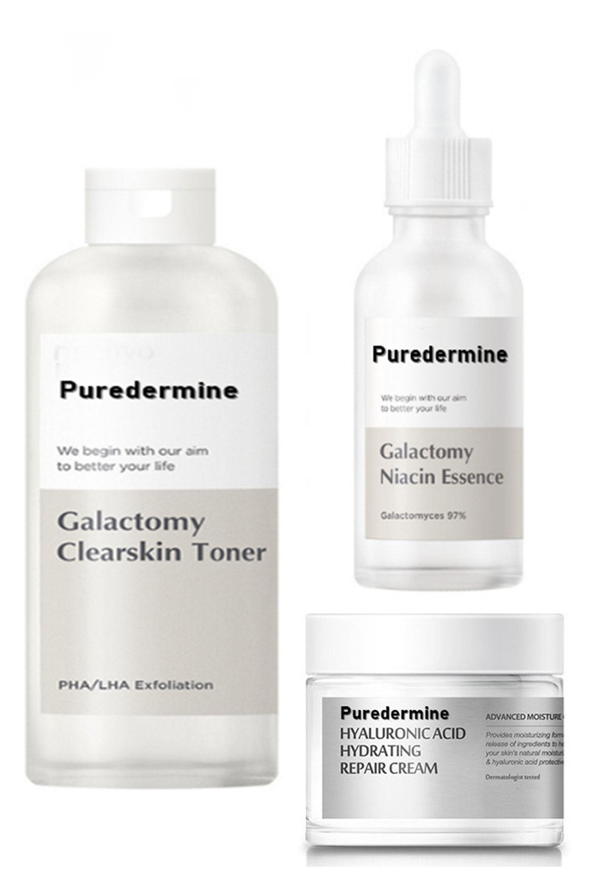 Puredermine Kuru Ciltler Için Ultra Nemlendirici - Ion Hydrating Set-hyaluronic Kit