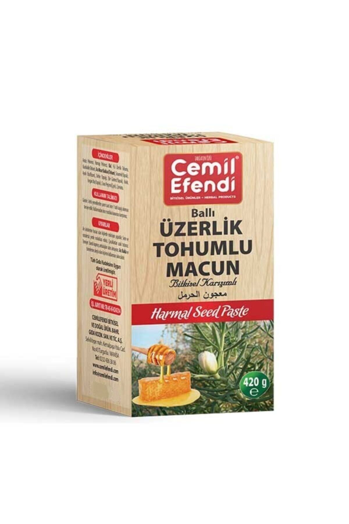 Cemil Efendi Cemilefendi Ballı Üzerlik Tohumlu Macun