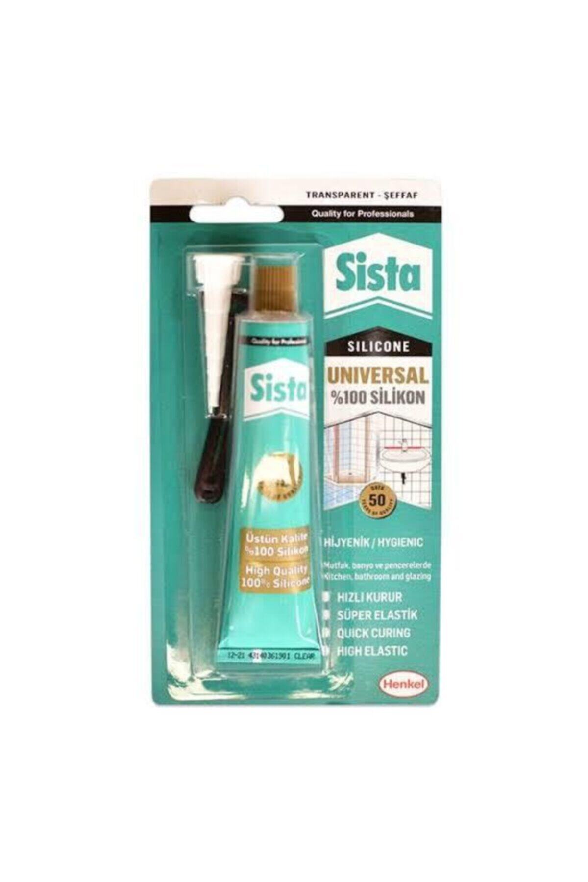 Sista Şeffaf Silikon 50 Gr Ünivarsal