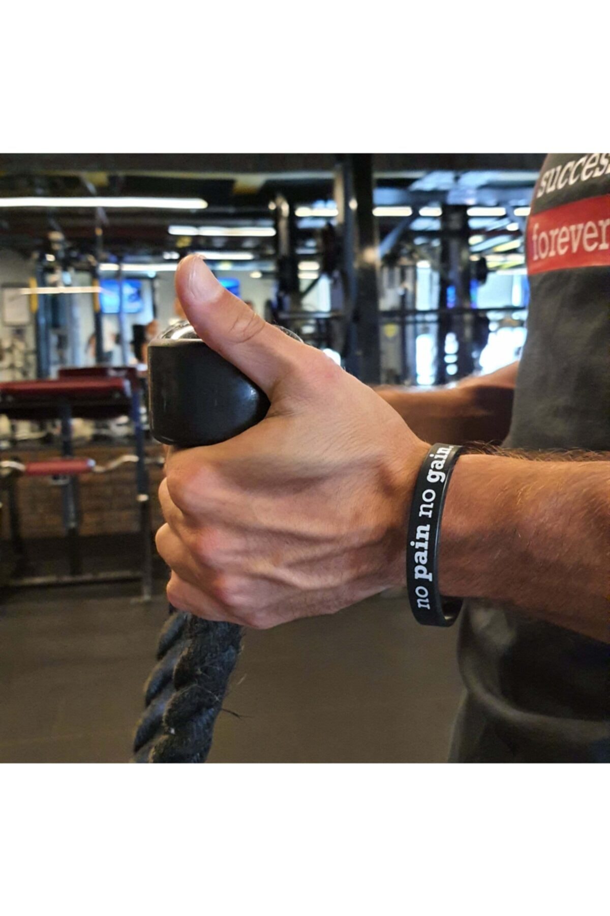 Rivalist No Pain No Gain. Spor Bileklik (siyah) - Fitness Basketbol Futbol Voleybol Spor Bileklik.