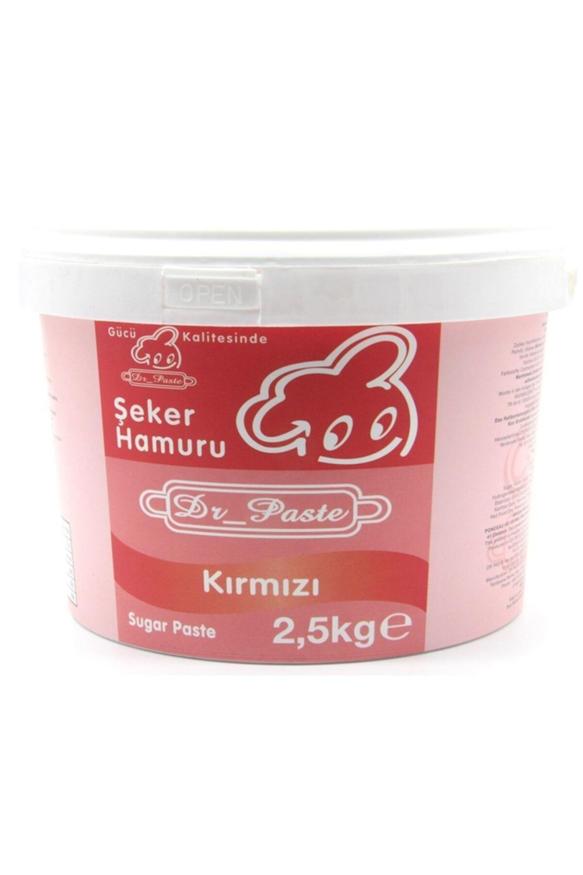Dr.Paste Dr Paste Şeker Hamuru 2.5 Kg Kırmızı
