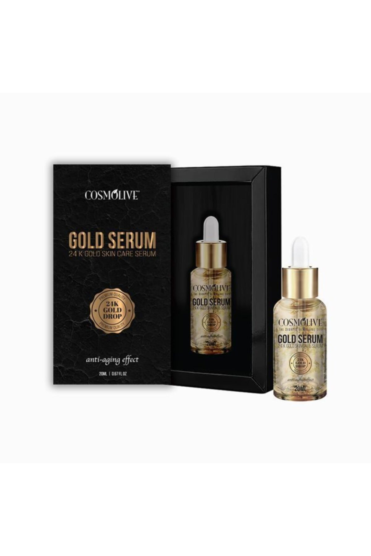 Cosmolive 24k Altın Cilt Bakım Serumu 20ml Gold Serum 20ml