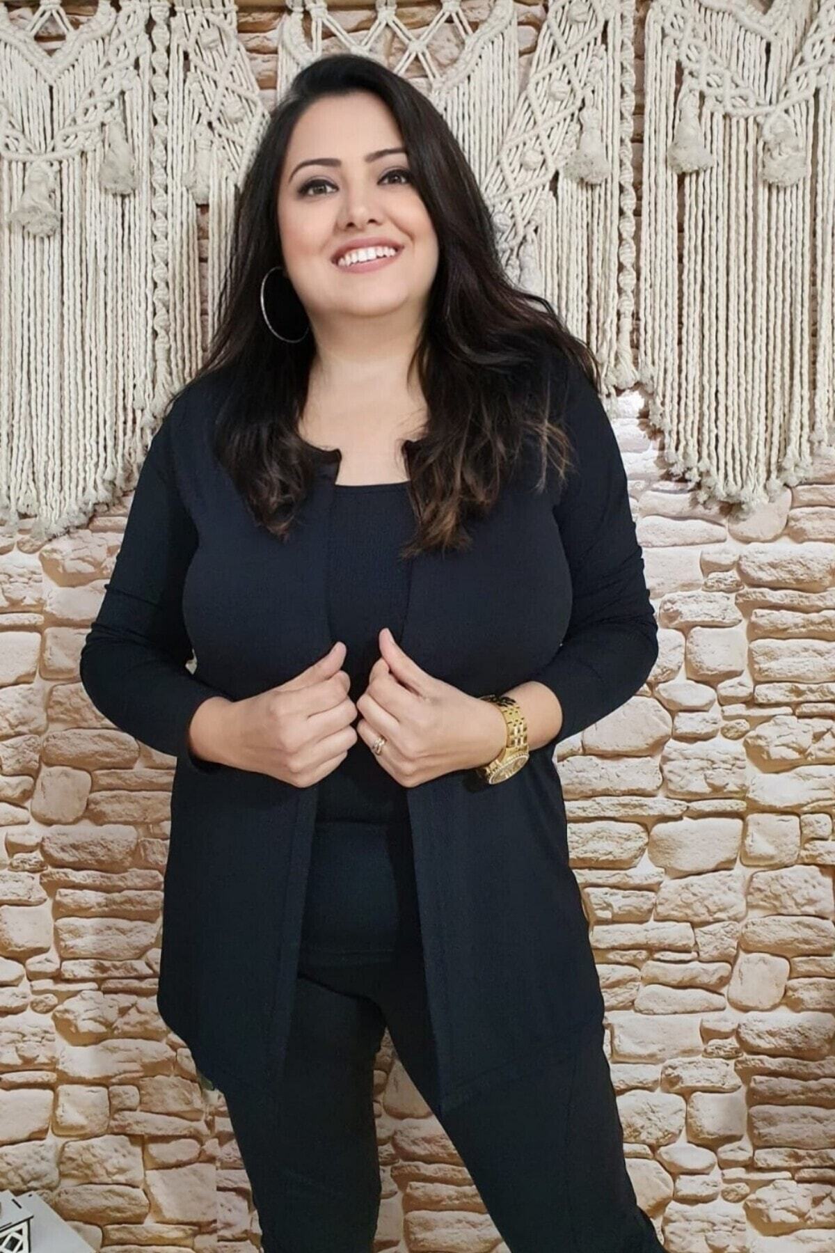 sinemisxxl Fitilli Likralı Içli Dışlı Büyük Beden Takım
