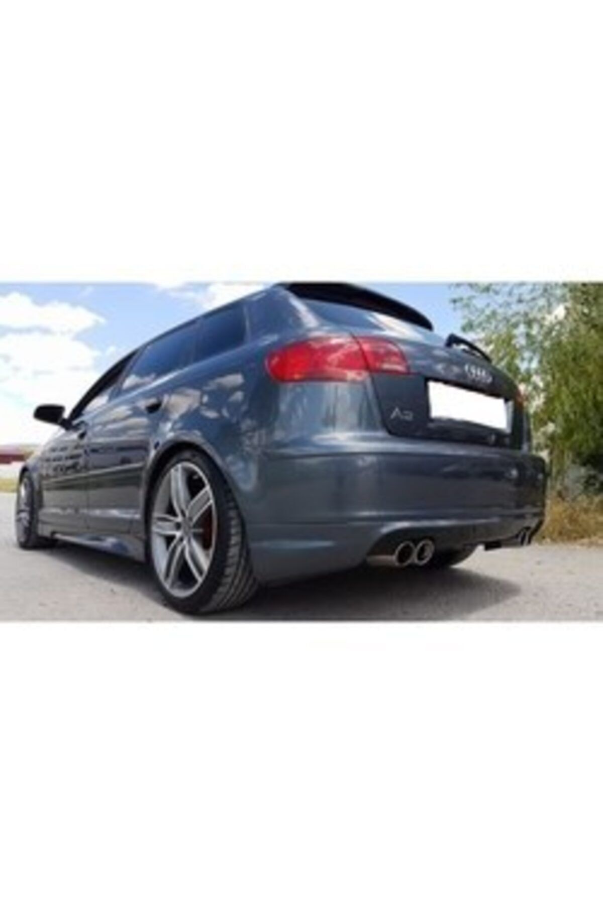 BoostZone Audi A3 2009-12 Arka Tampon Eki Fiber Uyumlu