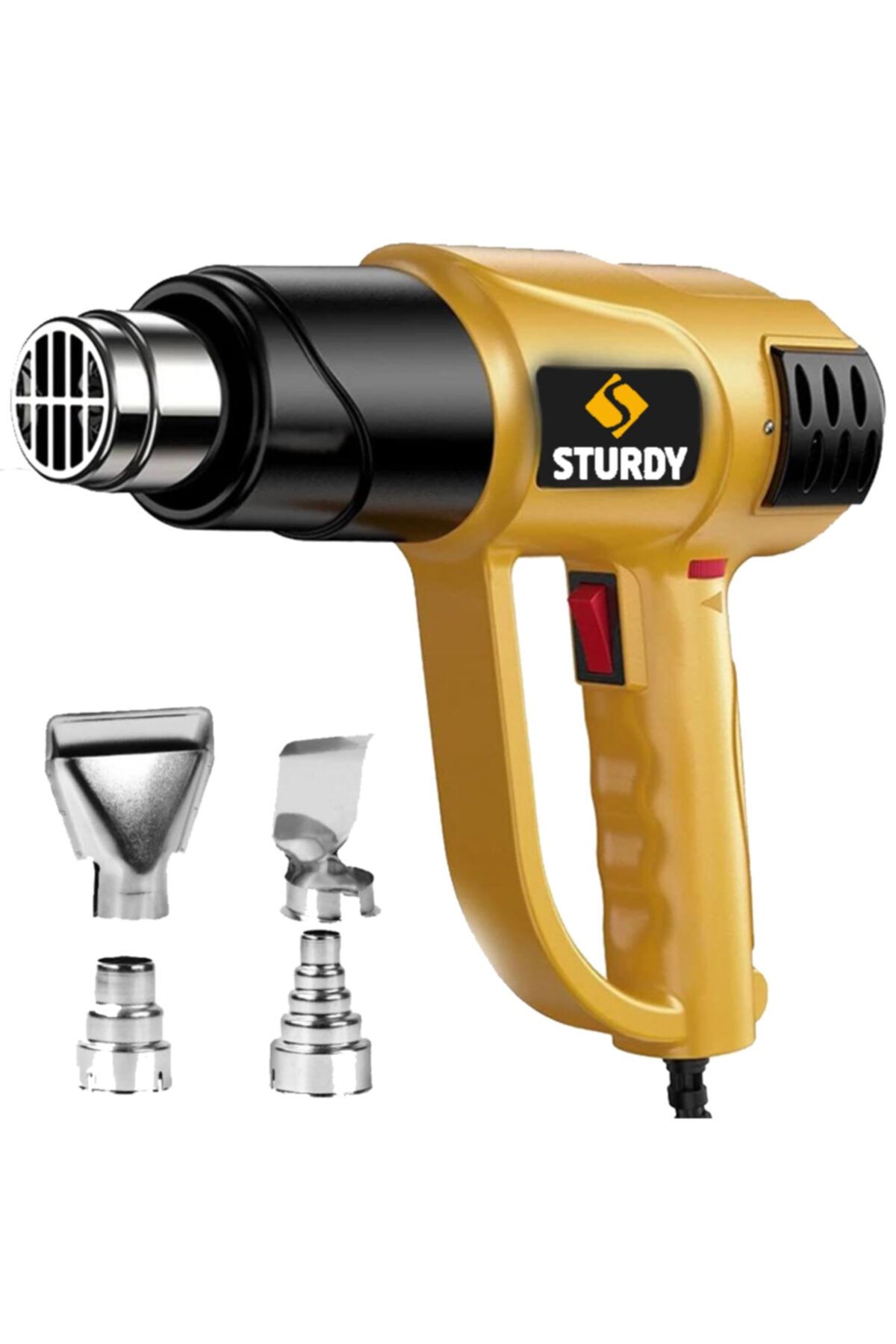 Sturdy Japon Technology Nrvc Model 2022 Seri Sıcak Hava Tabancası 3600w 4 Adet Yedek Aksesuarlı