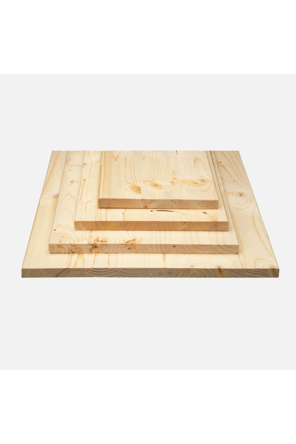 ecsahşap 30 Mm Çam Ahşap Plaka Levha - Çam Masif Panel (100 X 100 Cm 1 Adet)