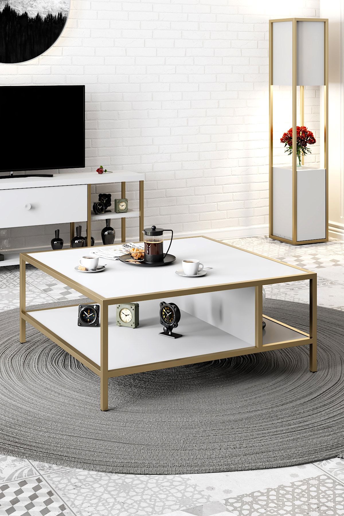 Modatte - Latte 90x90x40 Cm Orta Sehpa_kitaplıklı_raflı_tasarım_tymd165