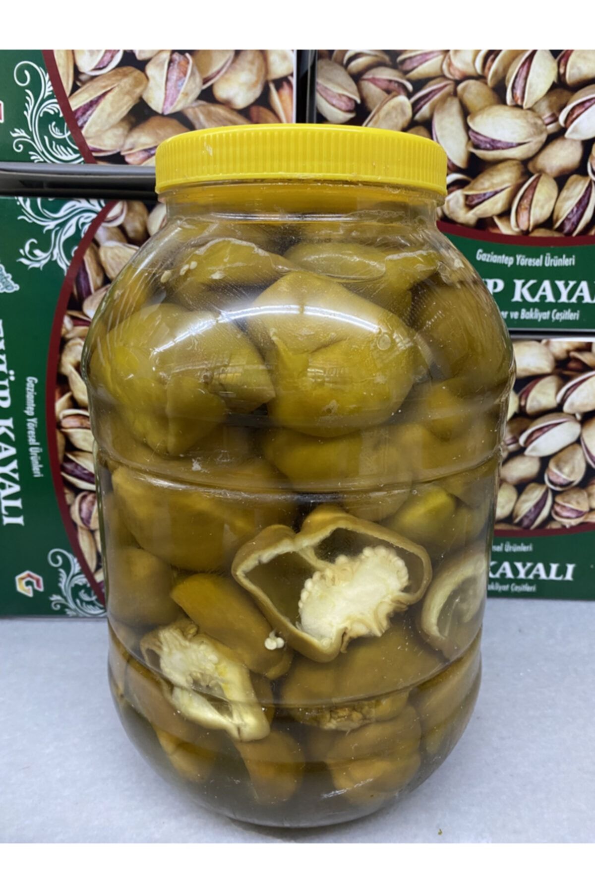 Kayalı Gurme Elmacı Pazarı Kayalıdan Biber Turşusu 5kg Antep Usulü