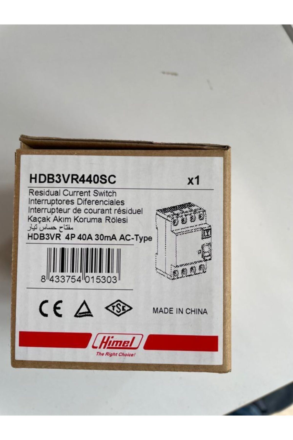 Himel 4*40 A 30 Ma Kaçak Akım Koruma Rölevesi