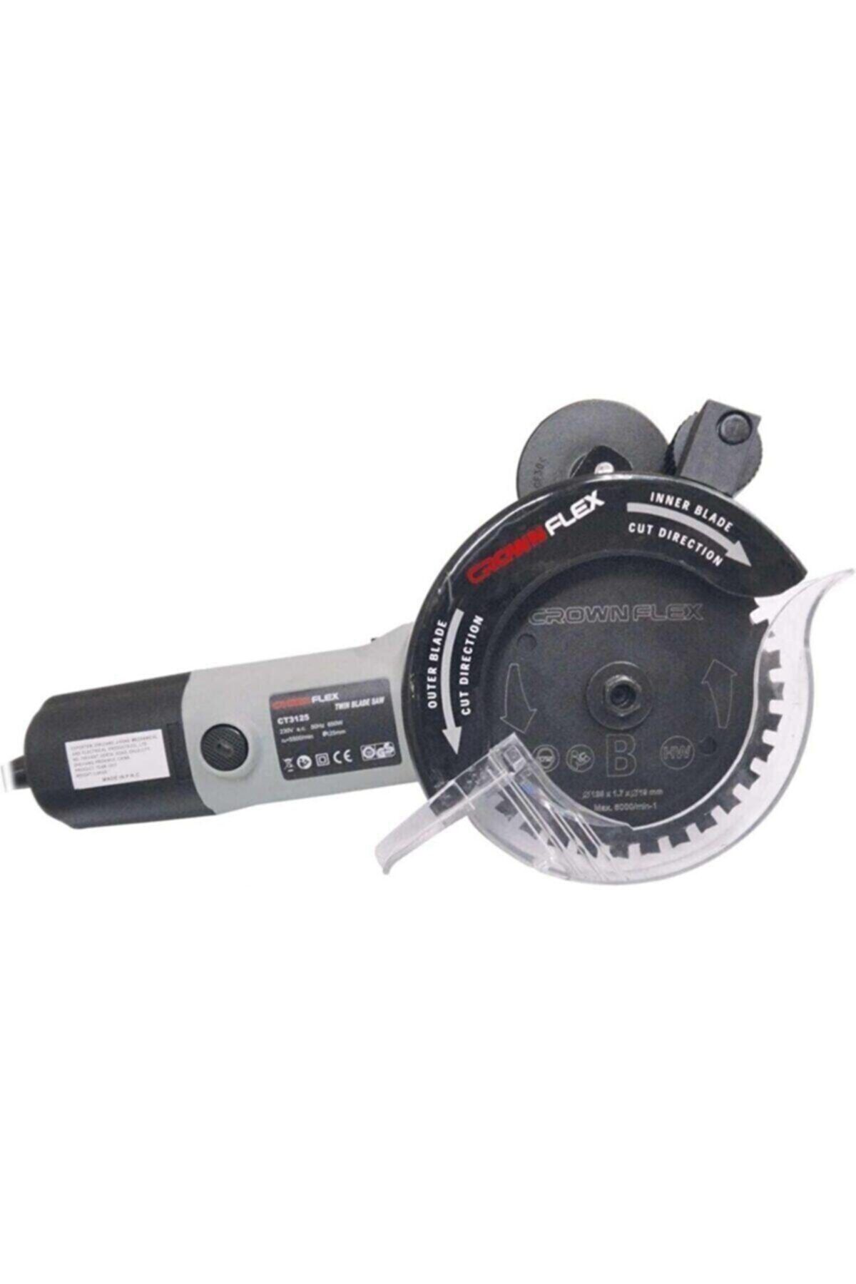 Max Extra Crown Ct 3125 125mm Çift Bıçaklı Kesici Dual Saw 650w