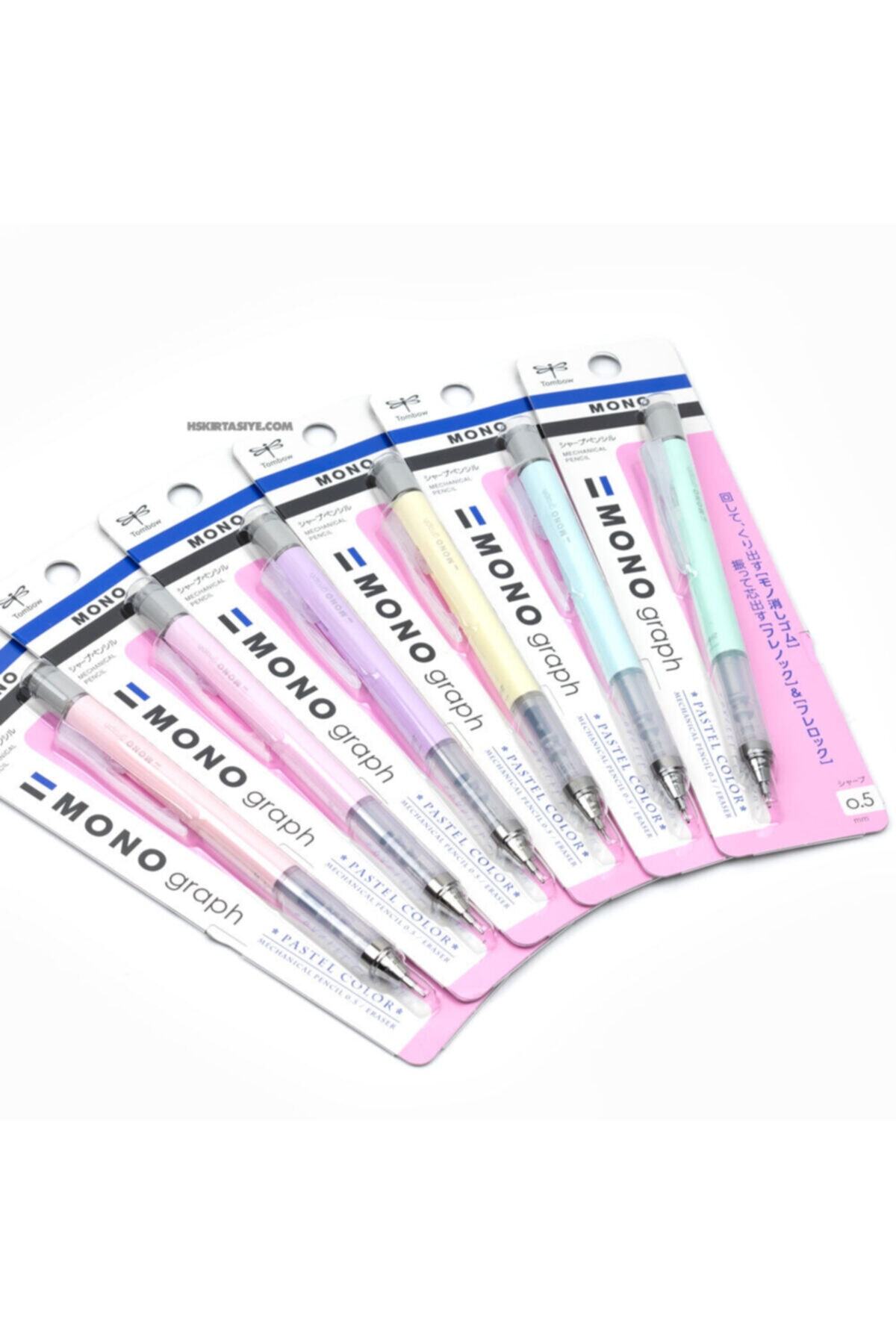 Tombow Mono Graph Pastel Versatil Kalem Pastel Uçlu Mavi Rengi 0.5