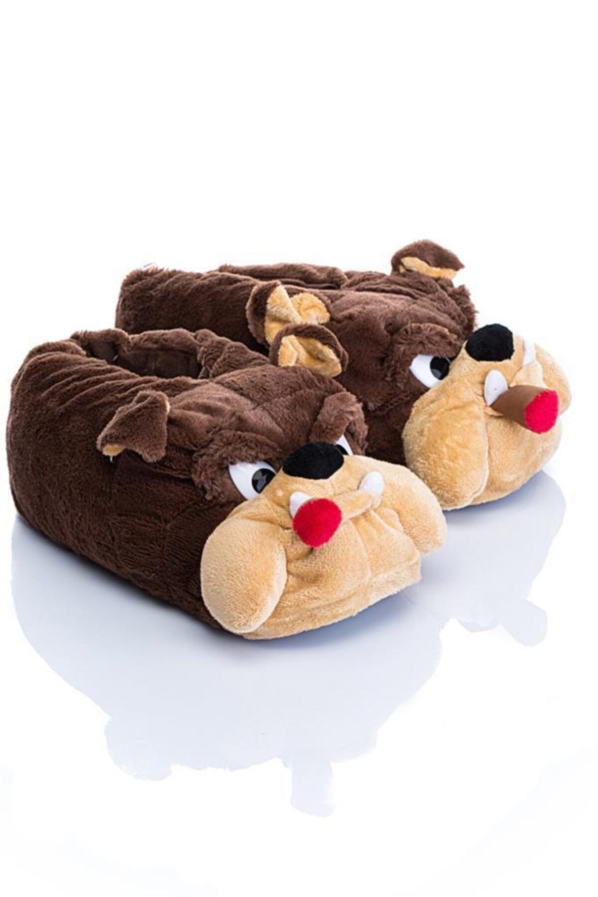 Twigy Yy0261 Tw Bulldog-2 Hayvanlı Kadın Panduf Kahve 36-41