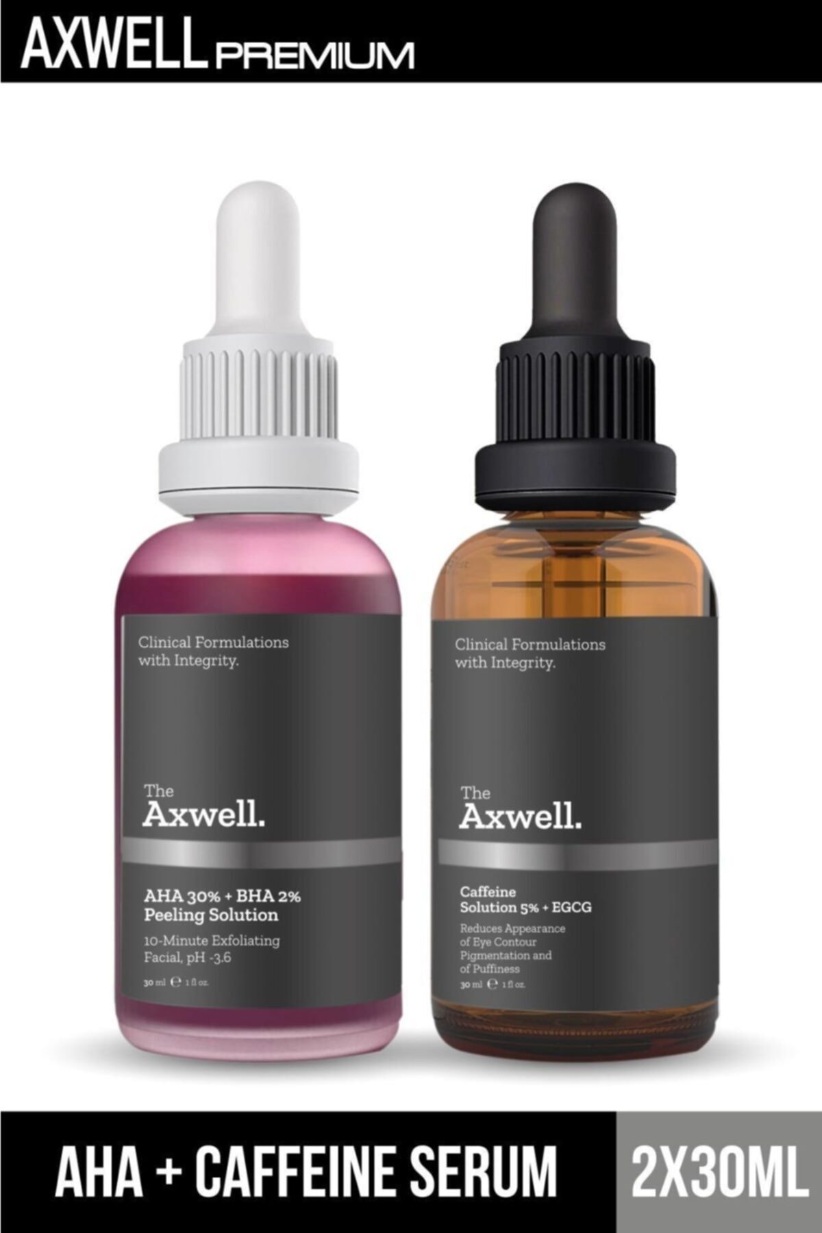 AXWELL Premium Canlandırıcı Ve Cilt Tonu Eşitleyici Yüz Peeling Serum 30 ml