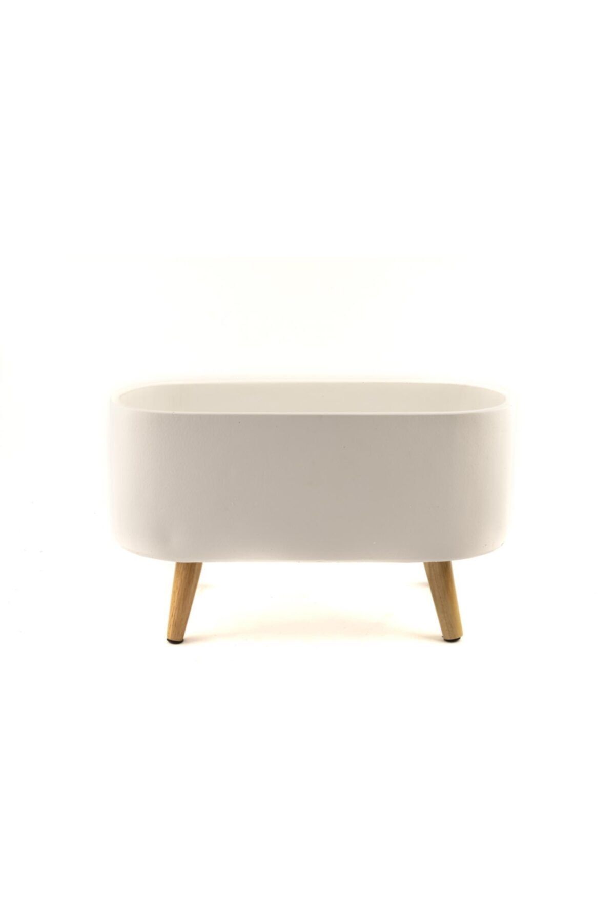 Ponet Maison White Bohemian Saksı 49x21x28 Cm