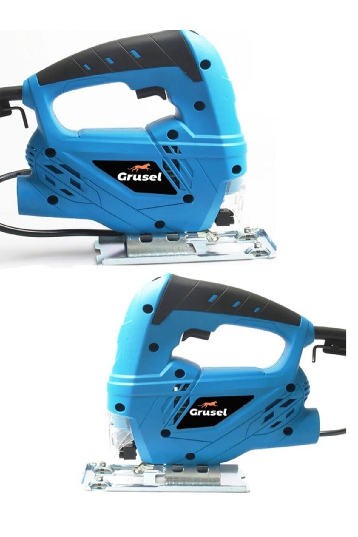 Grusel 4200 Watt Lazerli 6 Kademe Devir Ayarlı Dekupaj Testere Metal Şanzuman + 5 Adet Uç Hediyeli