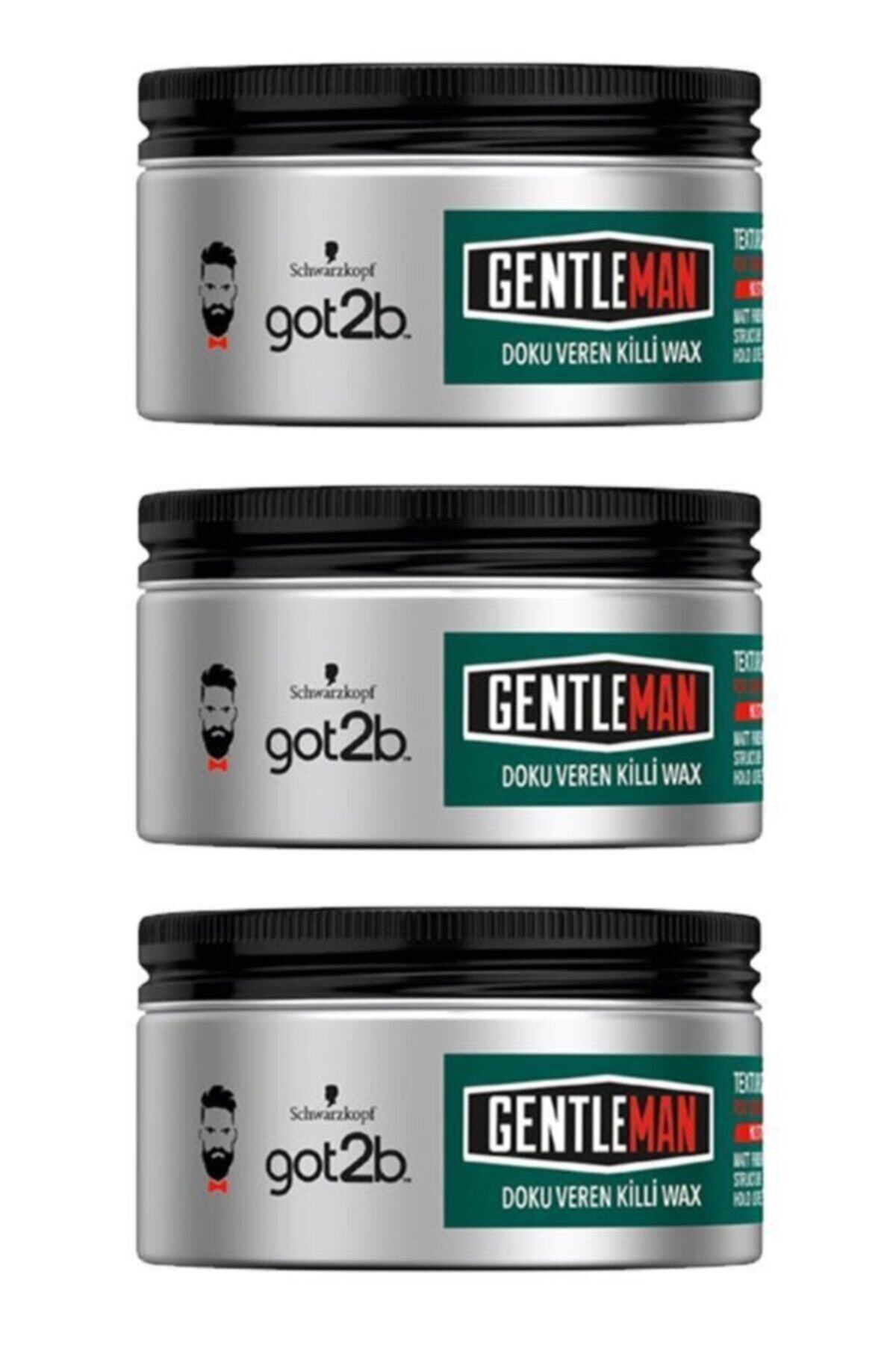 LAVEY Got2b Gentleman Doku Veren Killi Wax 100 Ml X3