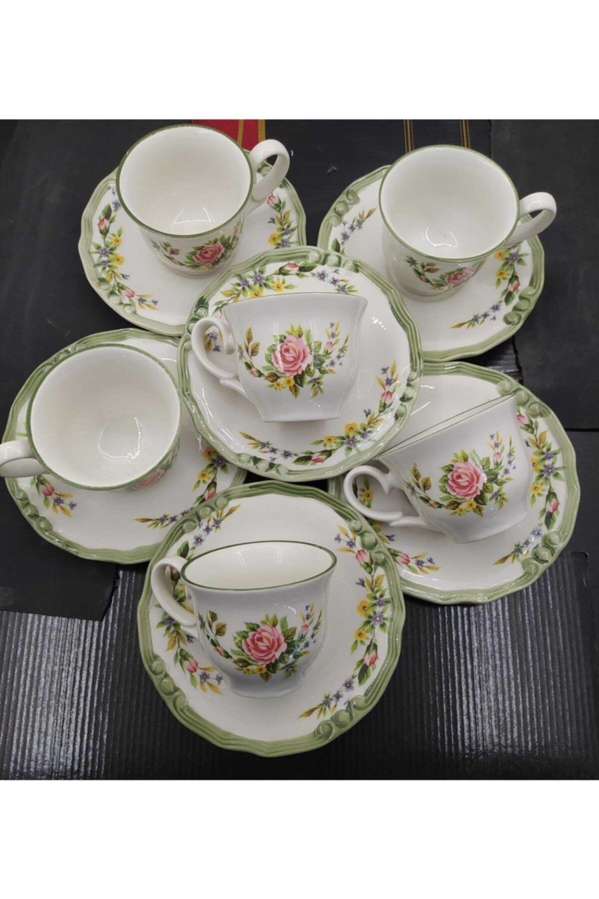 Mavikelebek Nescafe Takımı 12 Parça 6 Kişilik