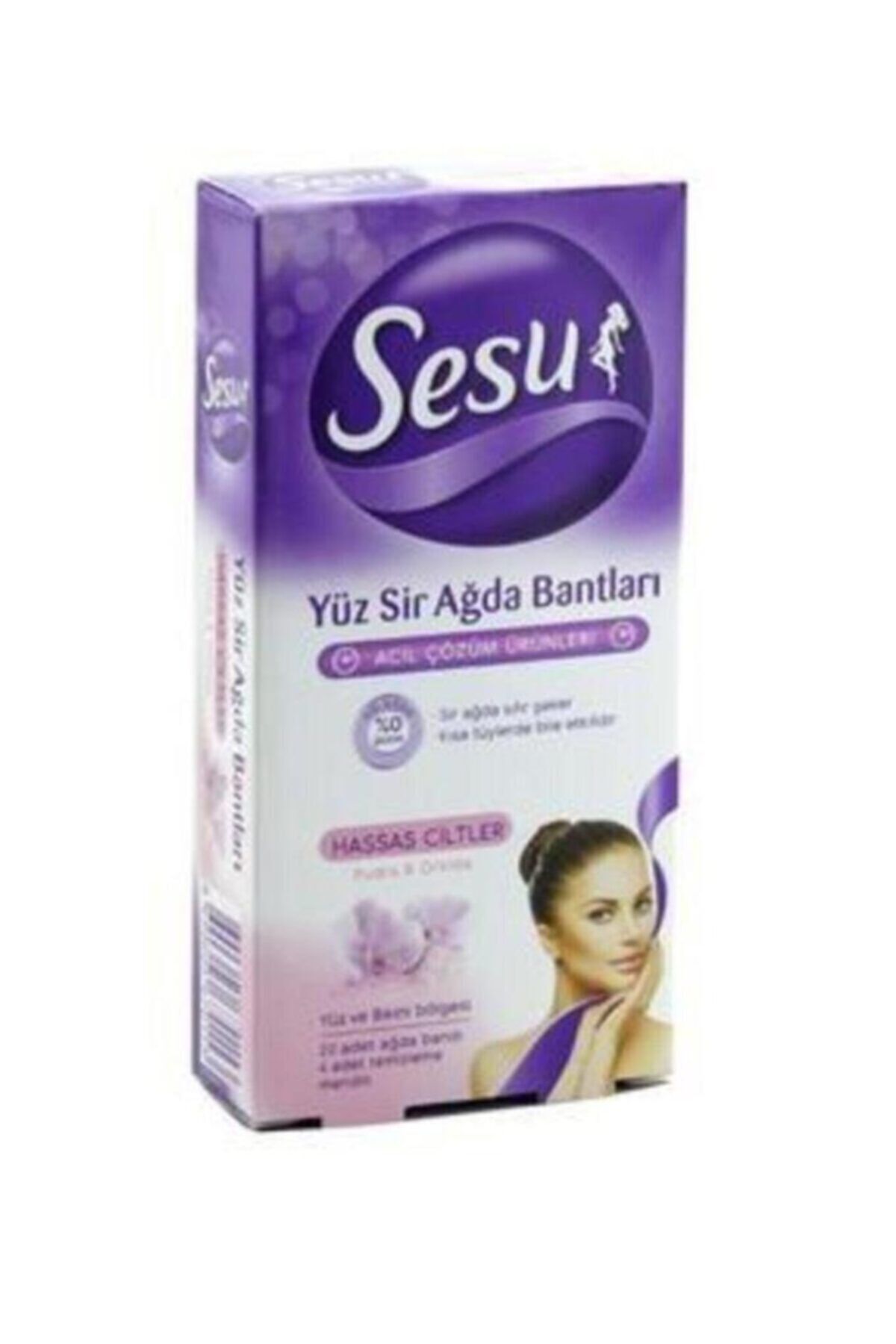 Sesu Yüz Sir Ağda Bandı Hassas Ciltler 20'li 8690605670153