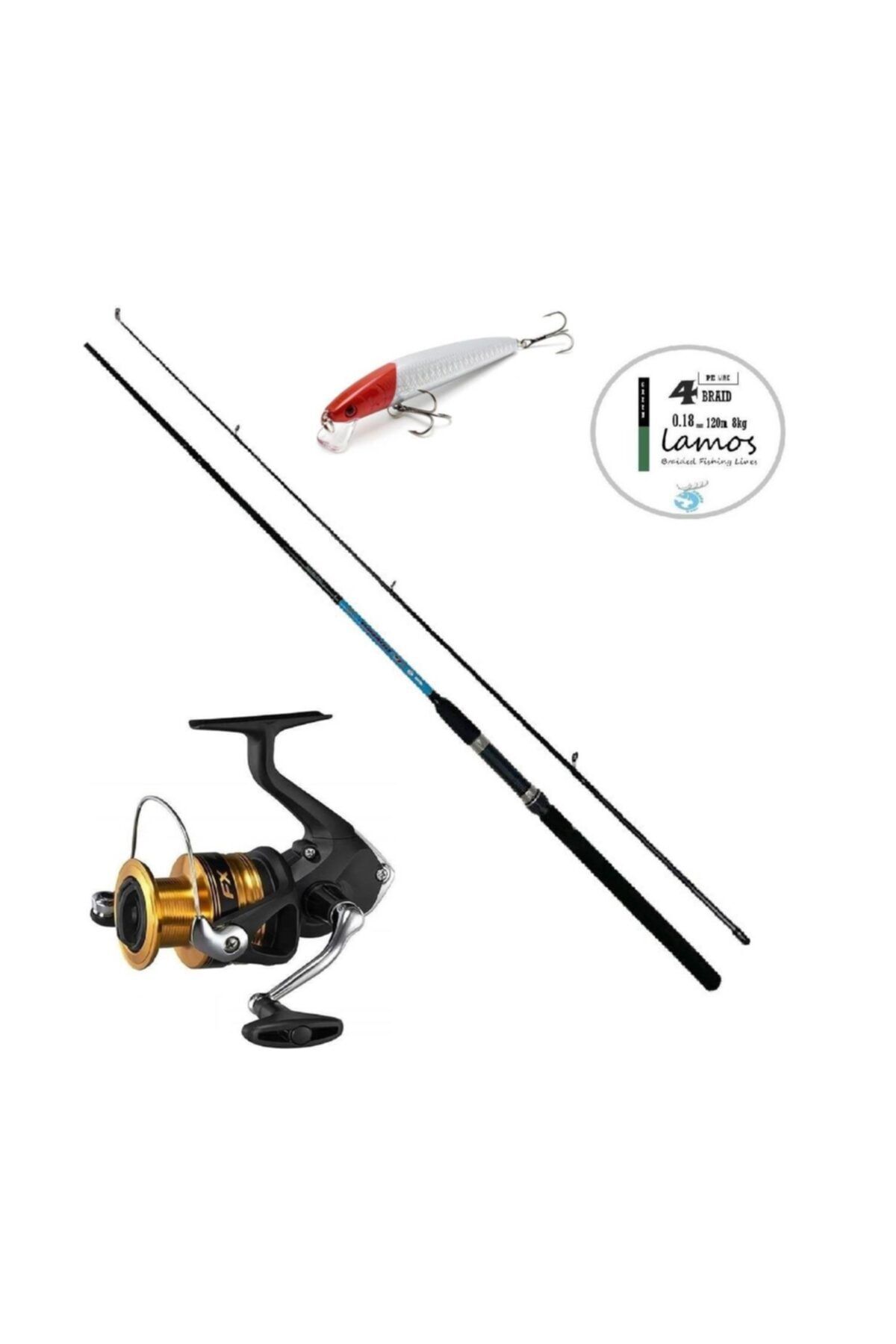 Shimano Fx 4000 & Okuma G-power Spin 240cm 10-30 Gr Spin(at-çek) Olta Kamış Seti