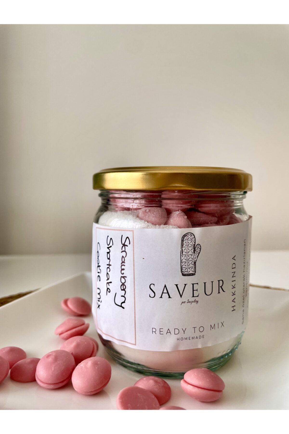 Saveur.Homemade Strawberry Shortcake Cookie Mix