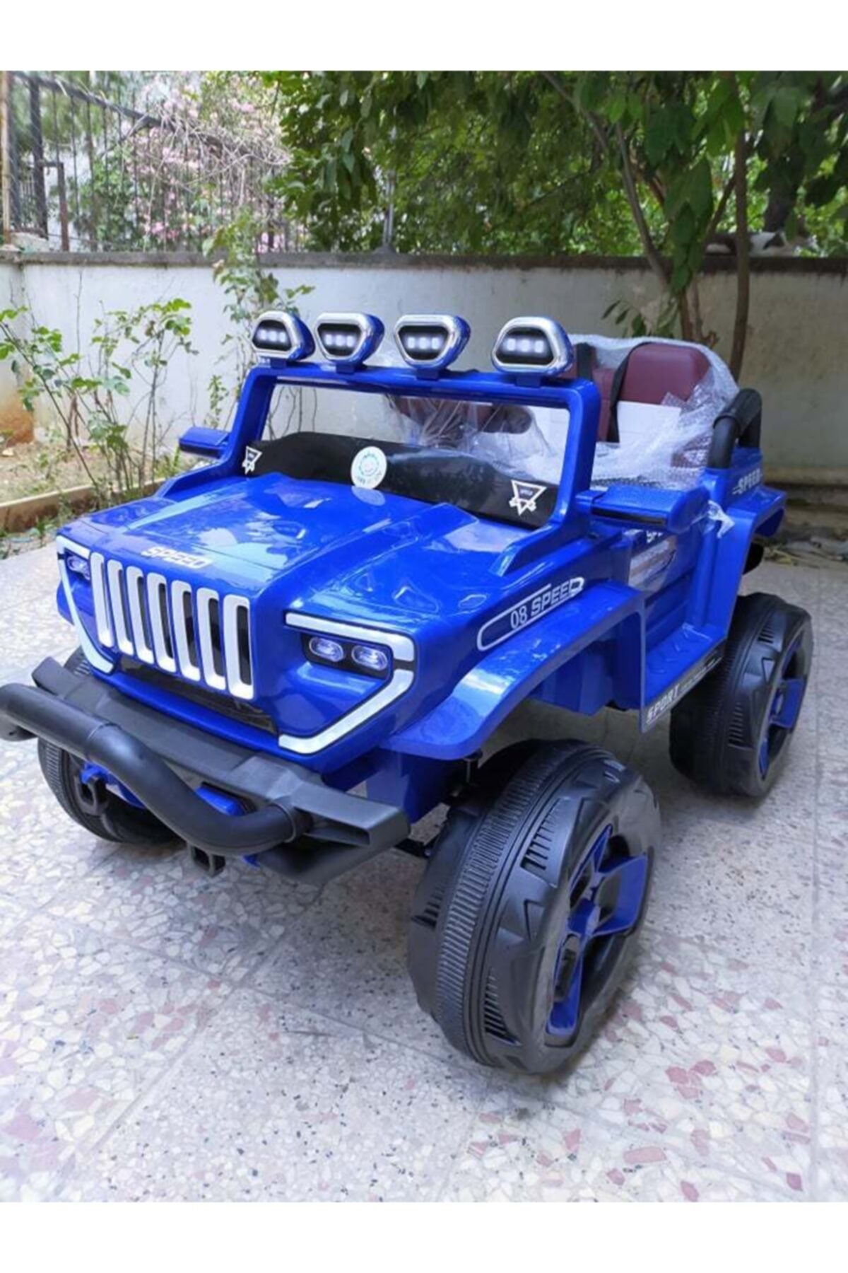 SUATESÇOCUKOTOGALERİSİ Off Road Mavi Yeni Akülü Araba