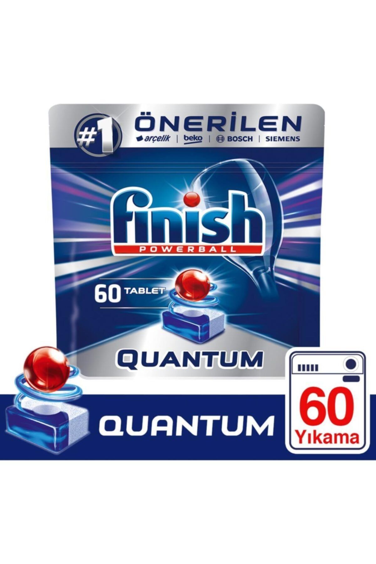 Finish Quantum 60 Tablet Bulaşık Makinesi Deterjanı