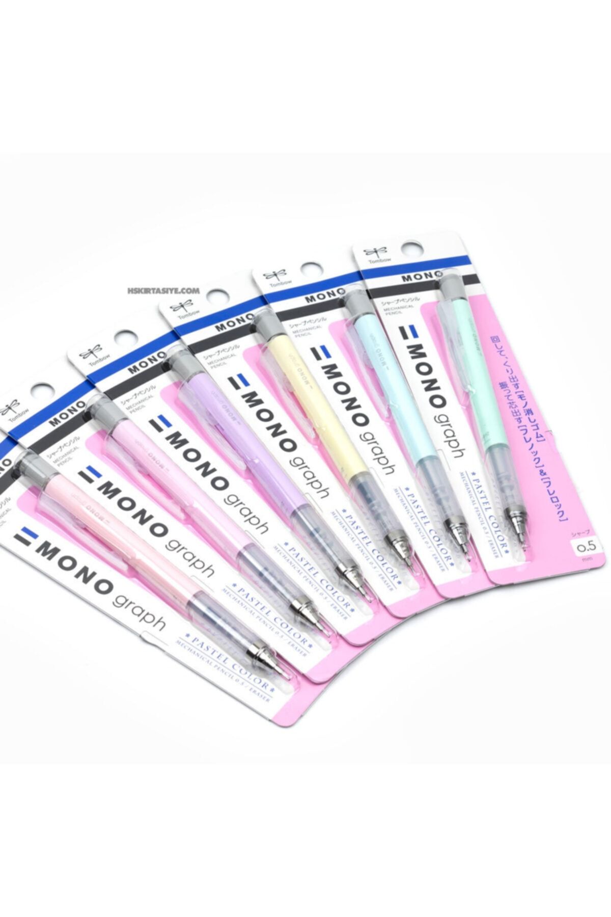 Tombow Mono Graph Pastel Versatil Kalem Pastel Uçlu Pembe Rengi 0.5