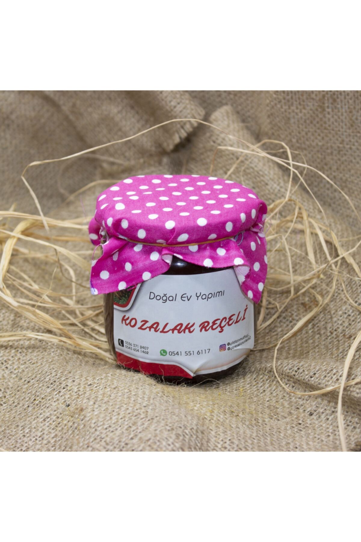 YİLDİZİNMUTFAGİ Ev Yapımı Kozalak Reçeli 450 Gram