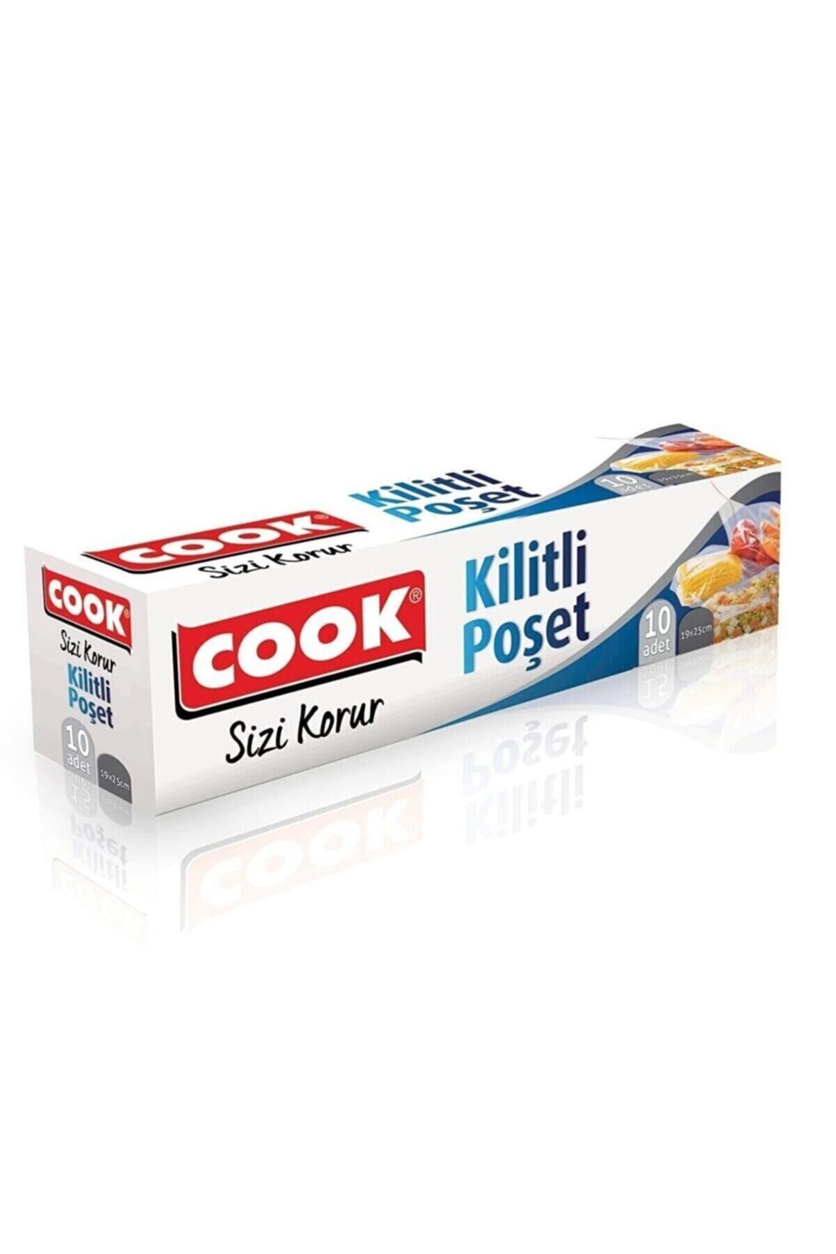 Yabigel Cook Kilitli Buzdolabı Poşeti 10 Adetli 25 X 19 Cm