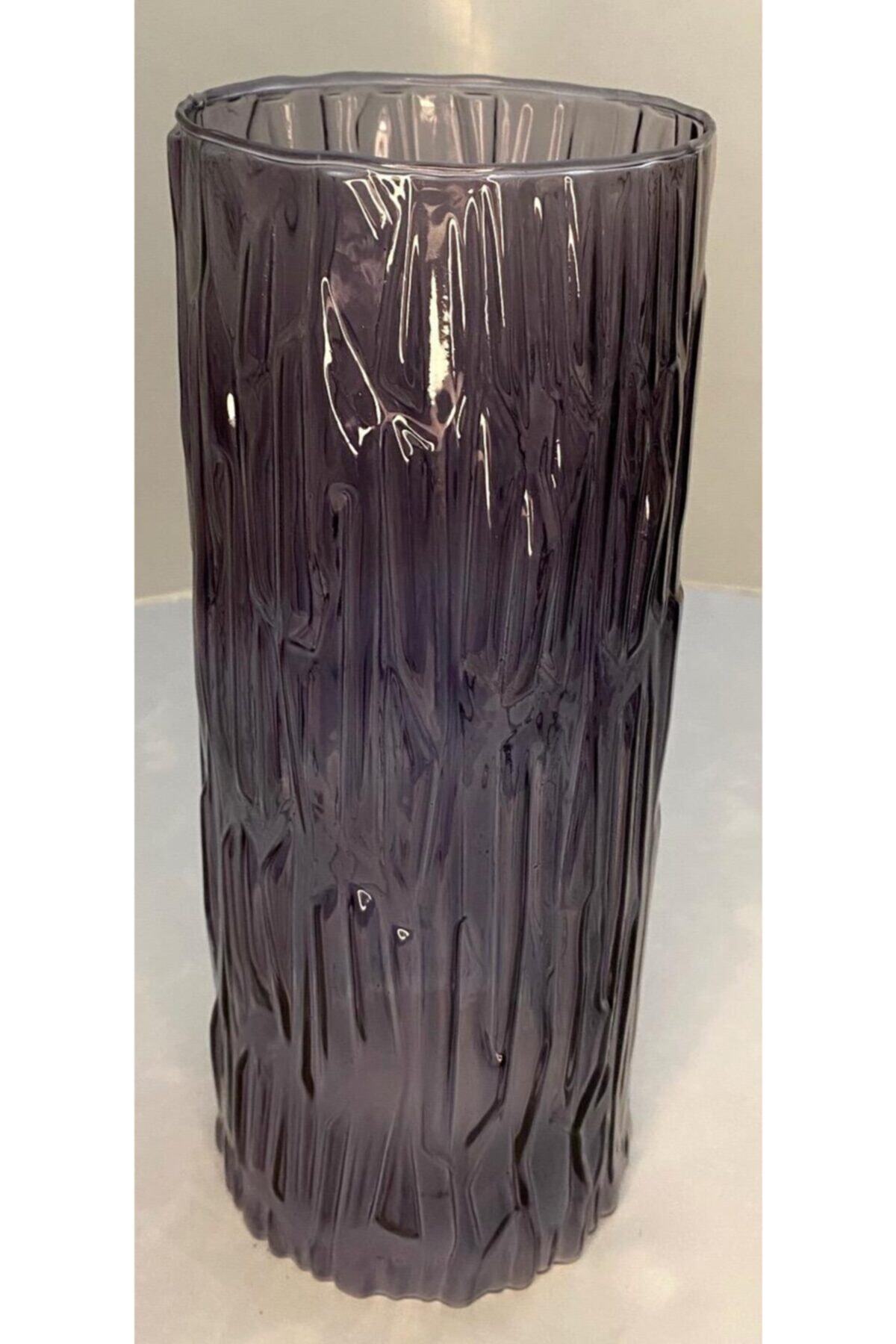 Missi Antrasit Cam Kabuk Vazo