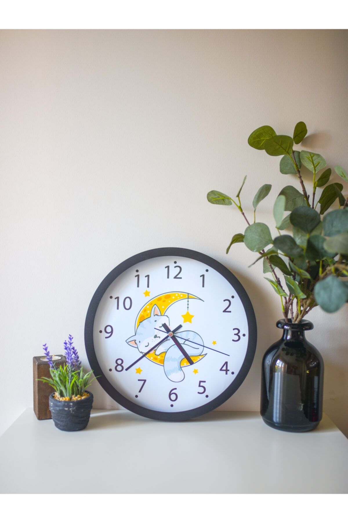 Mitra Clock Mitraclock Çocuk Odası Duvar Saati Çocuk Odası Için Duvar Saati Sessiz Mekanizma