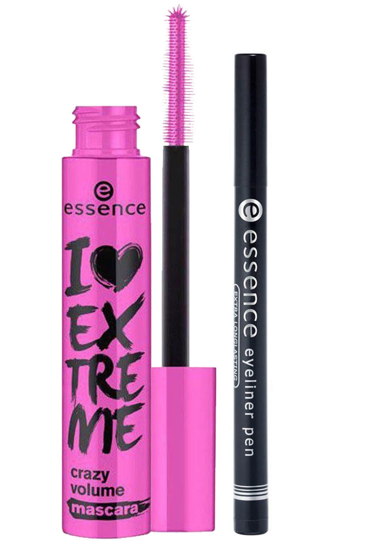 Mardinal Essenceı Love Crazy Hacim Maskara + Eyeliner Kalem 01 Set 1212000000014