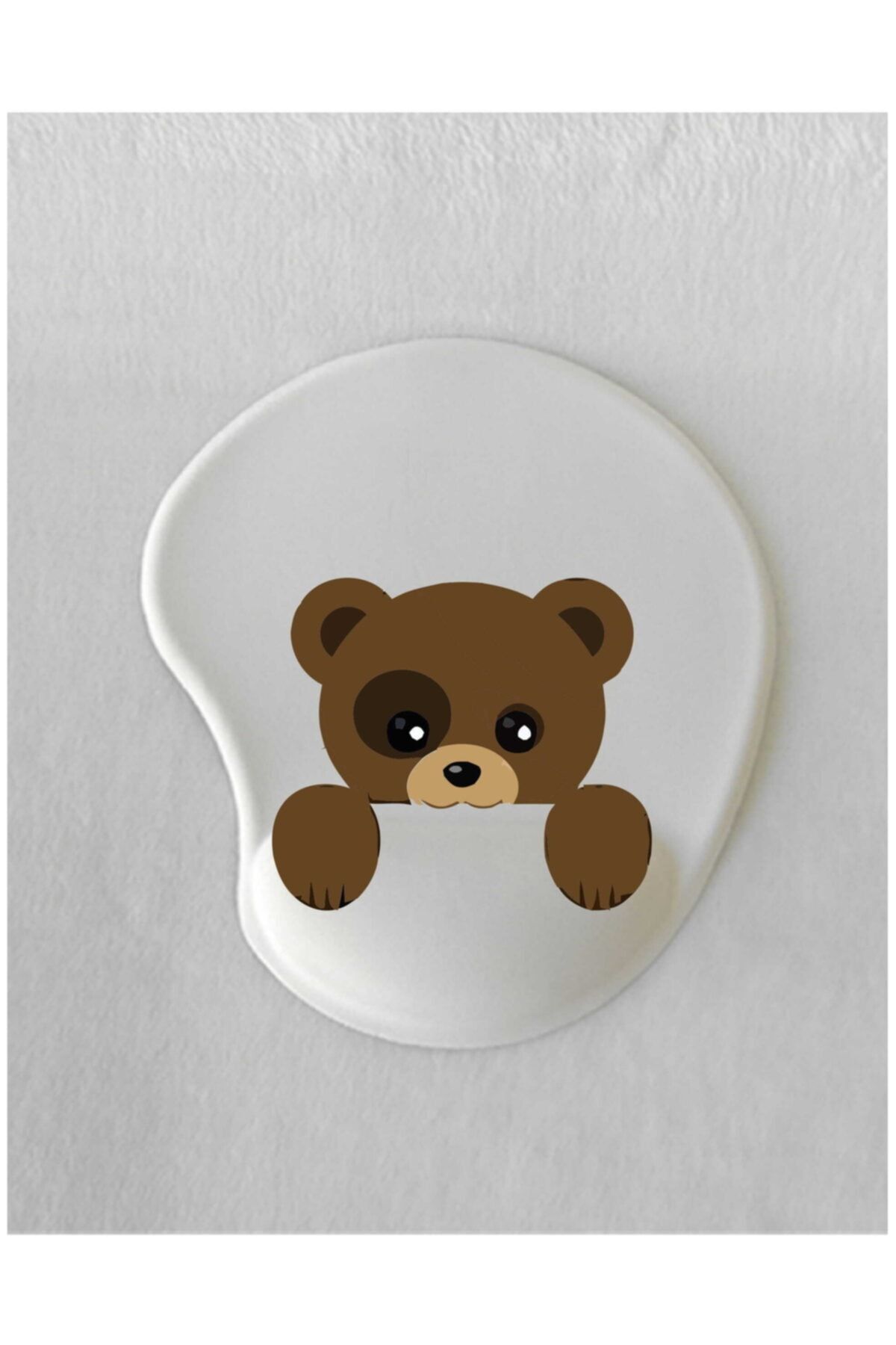 IDEA TASARIM Tatlı Ayıcık Baskılı Bilek Destekli Mousepad