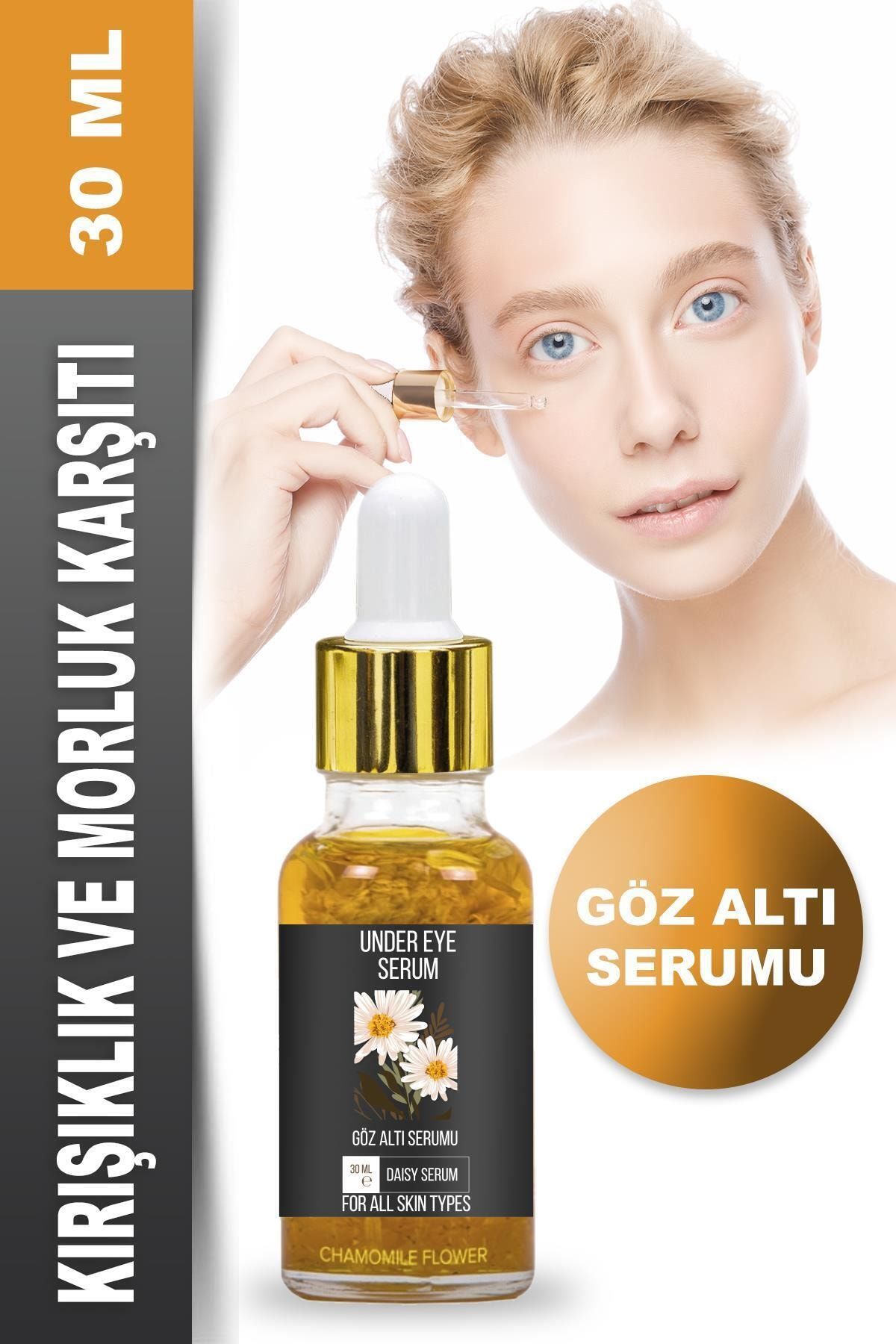 AXWELL Gerçek Papatya Taneli Göz Çevresi Serumu Kırışıklık Ve Morluk Karşıtı 30 Ml