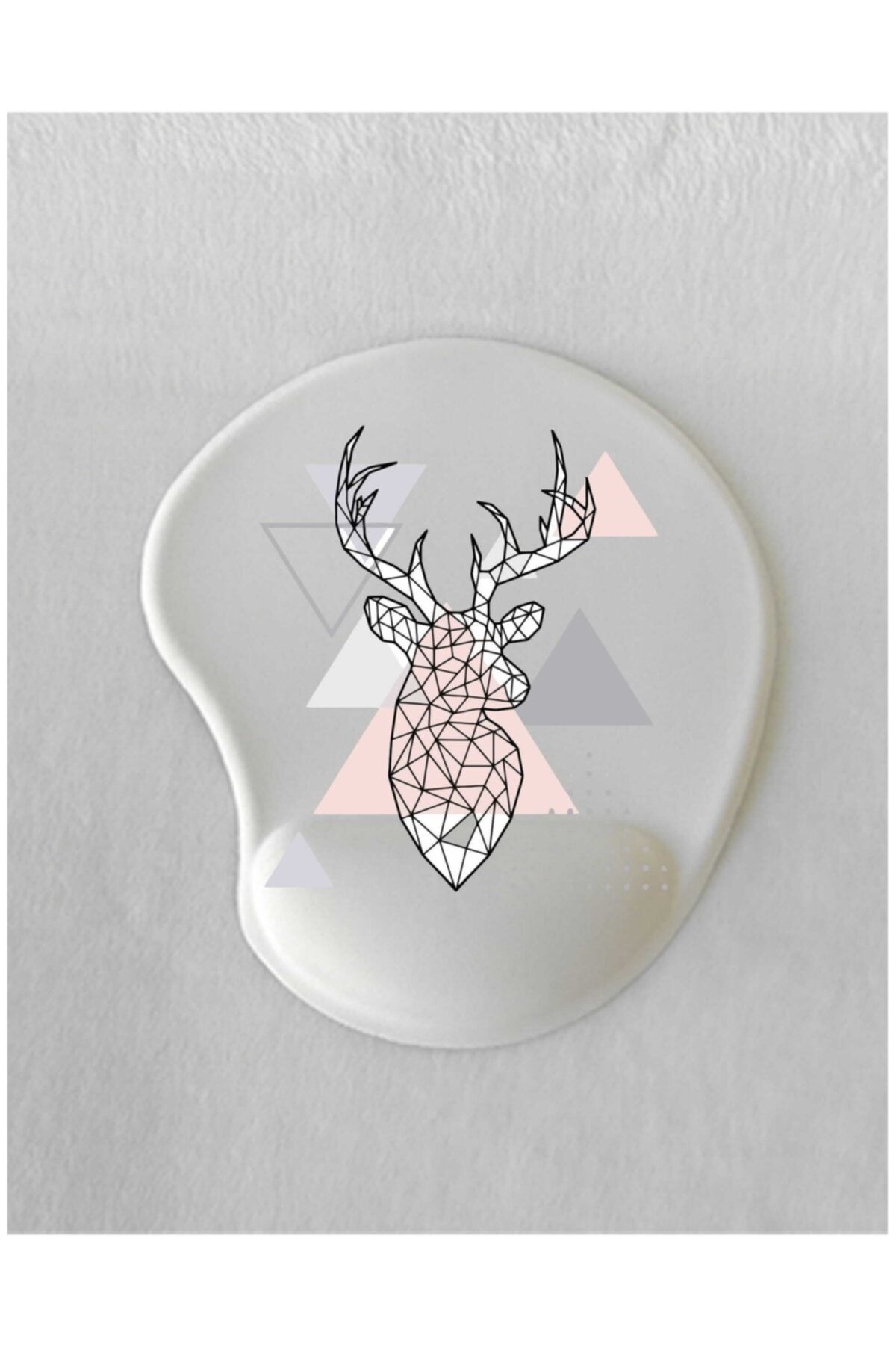 IDEA TASARIM Soyut Geyik Tasarım Baskılı Bilek Destekli Mousepad