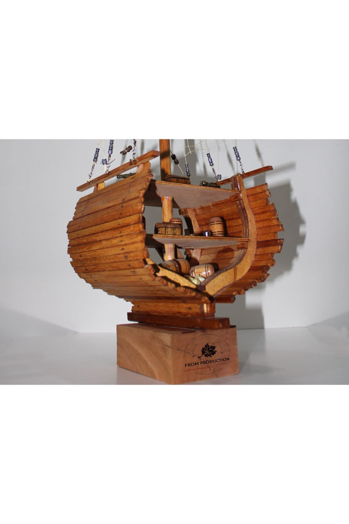 GNA TASARIM Ahşap Model Gemi