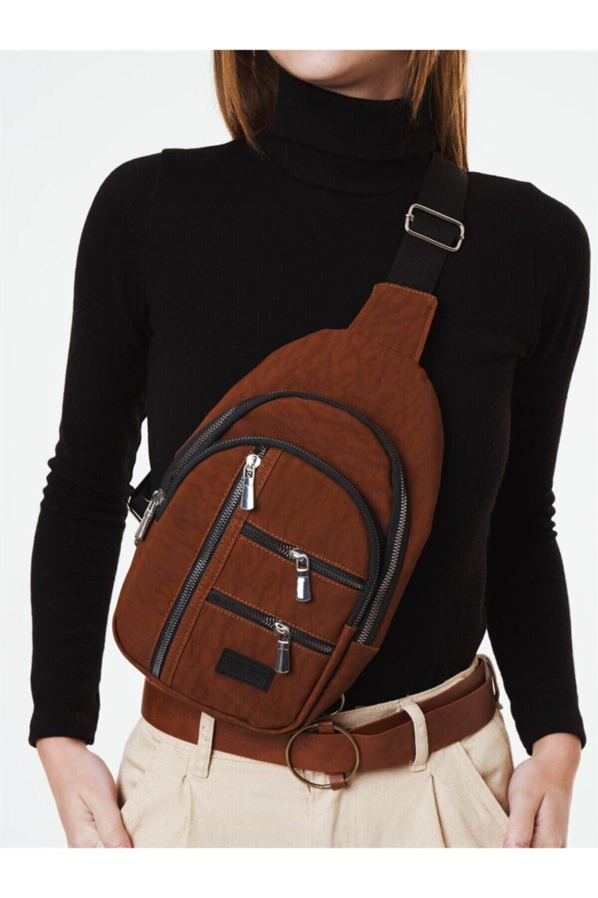 citycenterfashion Kadın Taba Body Bag Çanta Cty-lbn-3005