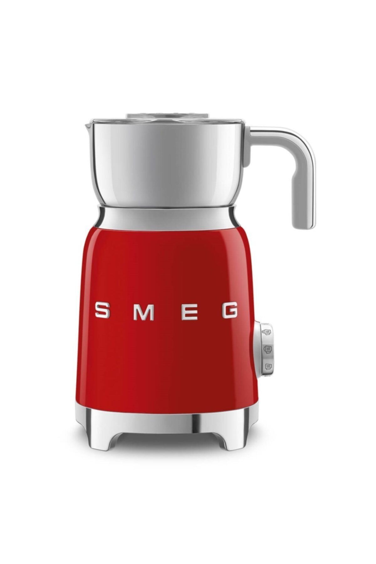 SMEG Mff01rdeu Kırmızı Süt Köpürtme Makinası