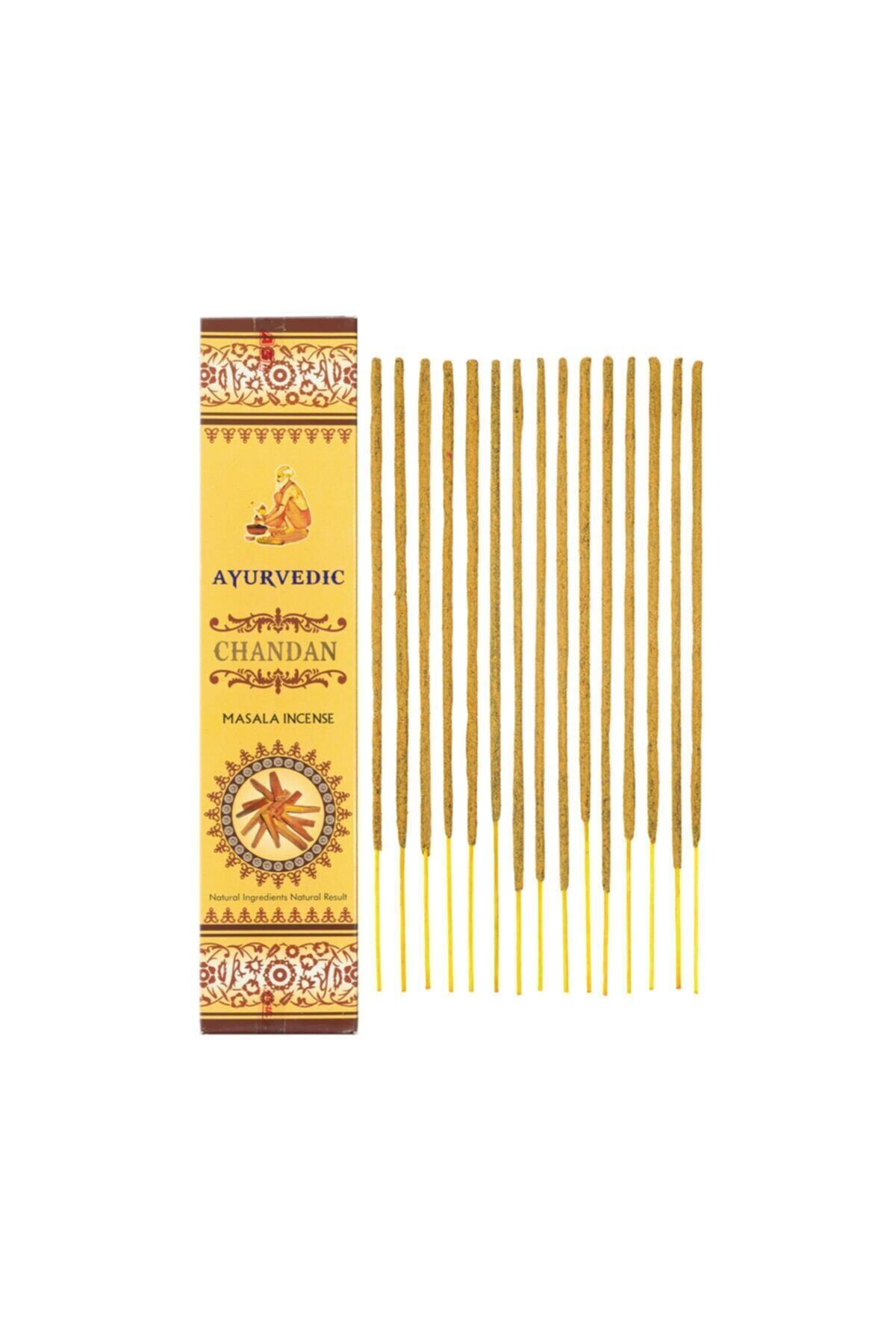 Ayurvedic Incense Ayurvedic Chandan ( Sandal Ağacı ) Masala Organik Tütsü