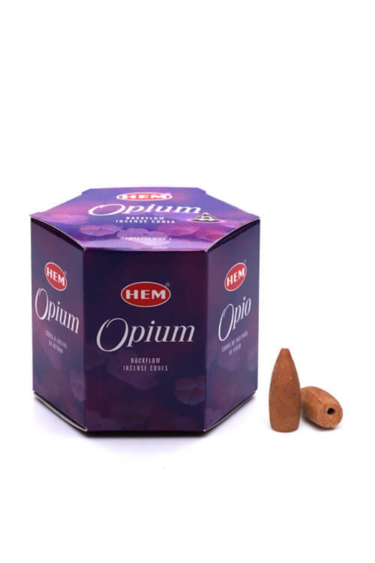 Hem Zen Geri Akışlı Şelale Tütsü Konileri Opium(afyon) Aromalı 20 Adet Backflow Incense