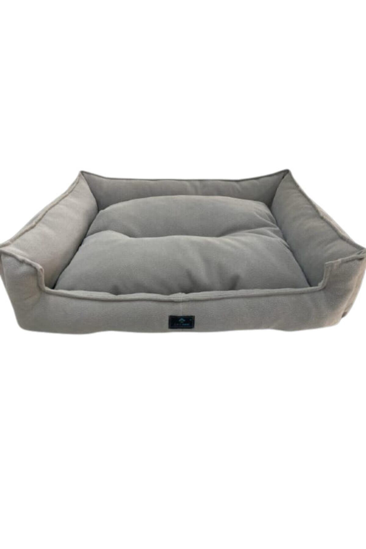 PETSNOW Kedi Köpek Gri Plus Yatak Diş Geçmez Tırnak Geçmez Kumaş 90-70